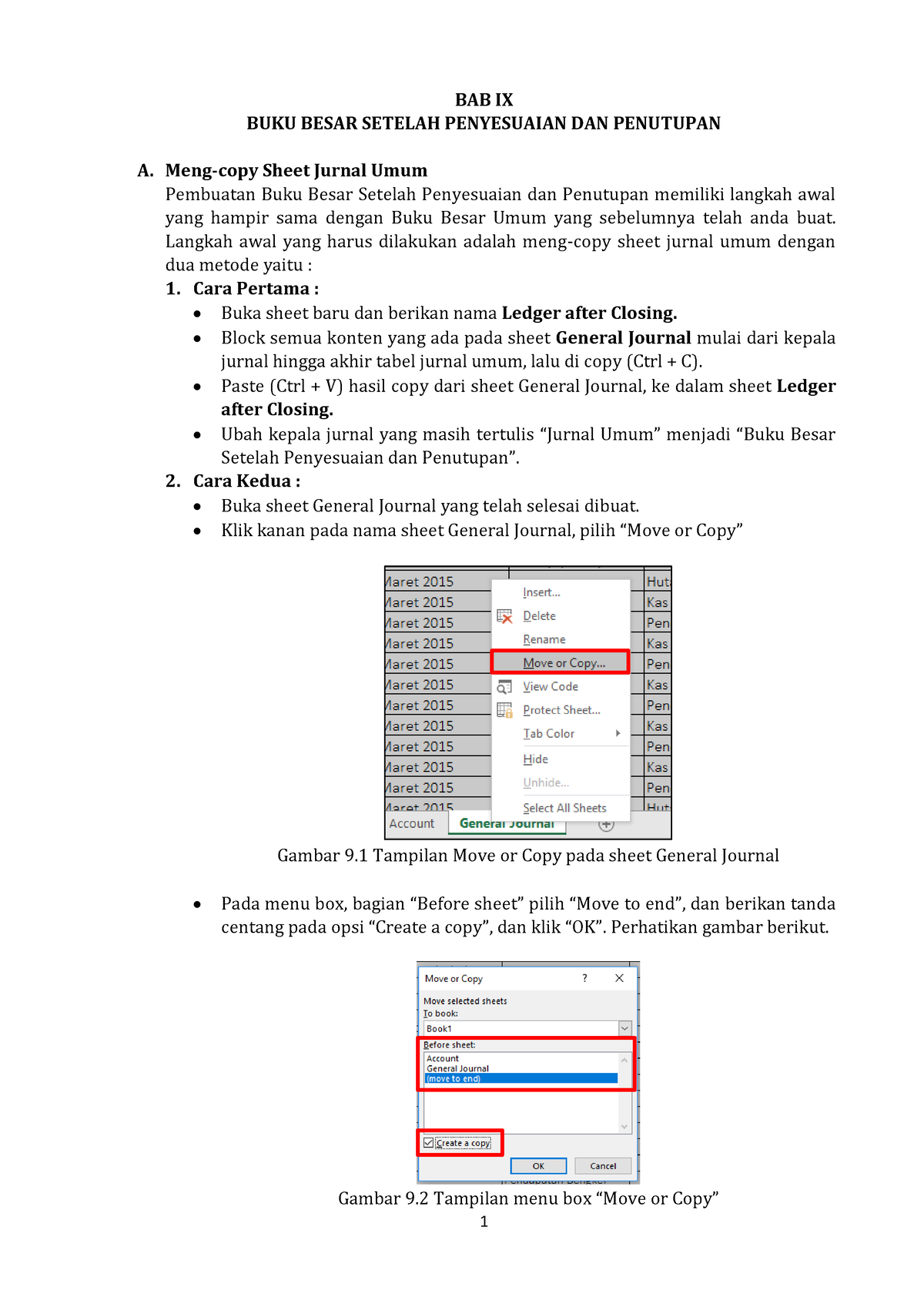 Kasus 1 BAB IX Buku Besar Setelah Penyesuaian Dan Penutupan 2 - BAB IX ...
