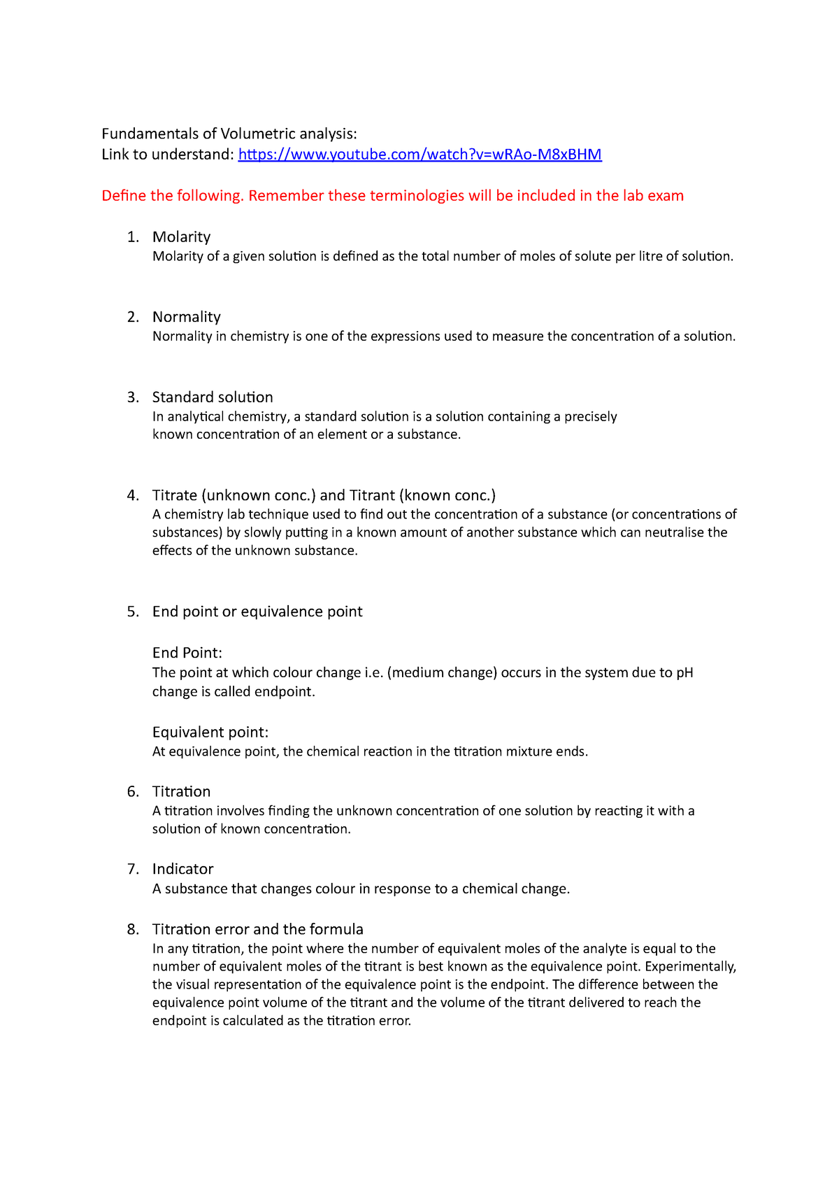 Lab 09 - Fundamentals Of Volumetric Analysis - Fundamentals Of ...