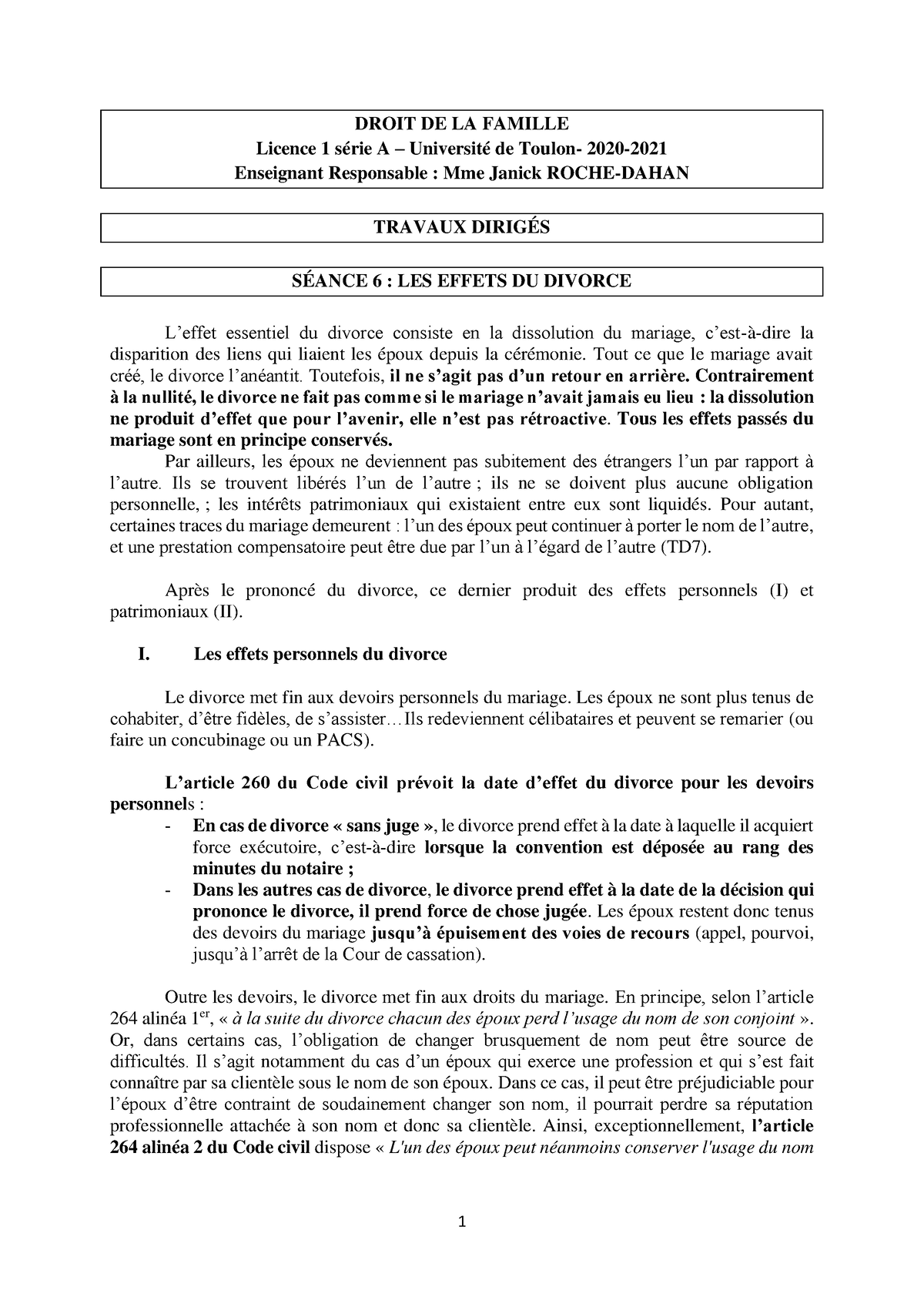 dissertation juridique la divorce