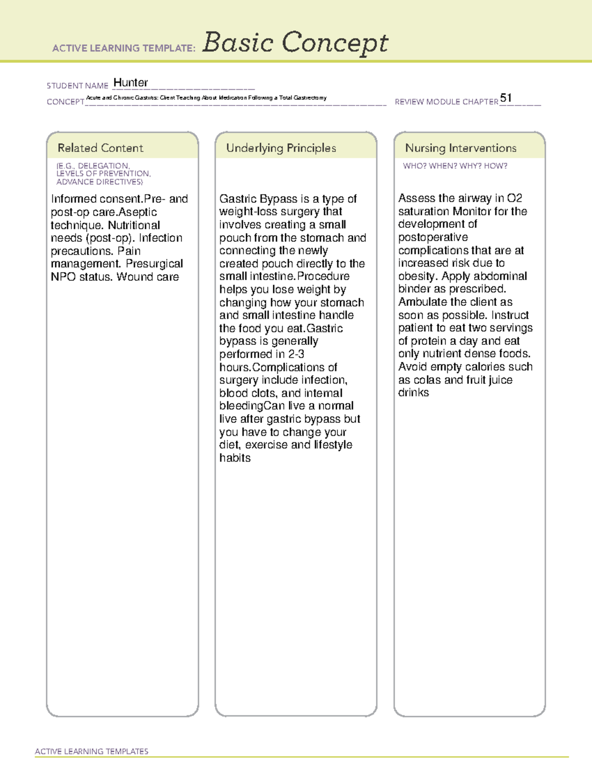 Acute and Chronic Gastritis Client Teaching About Medication Following ...