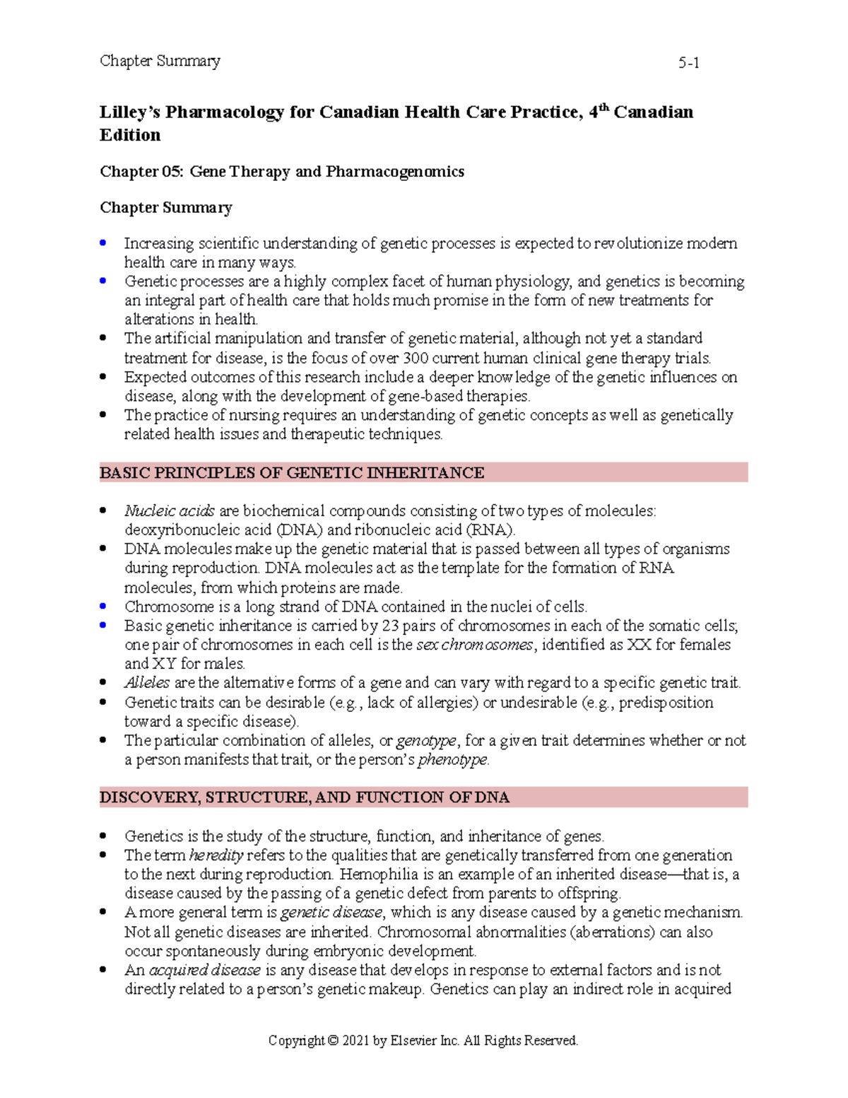 Chapter 005 - Lilley’s Pharmacology for Canadian Health Care Practice ...