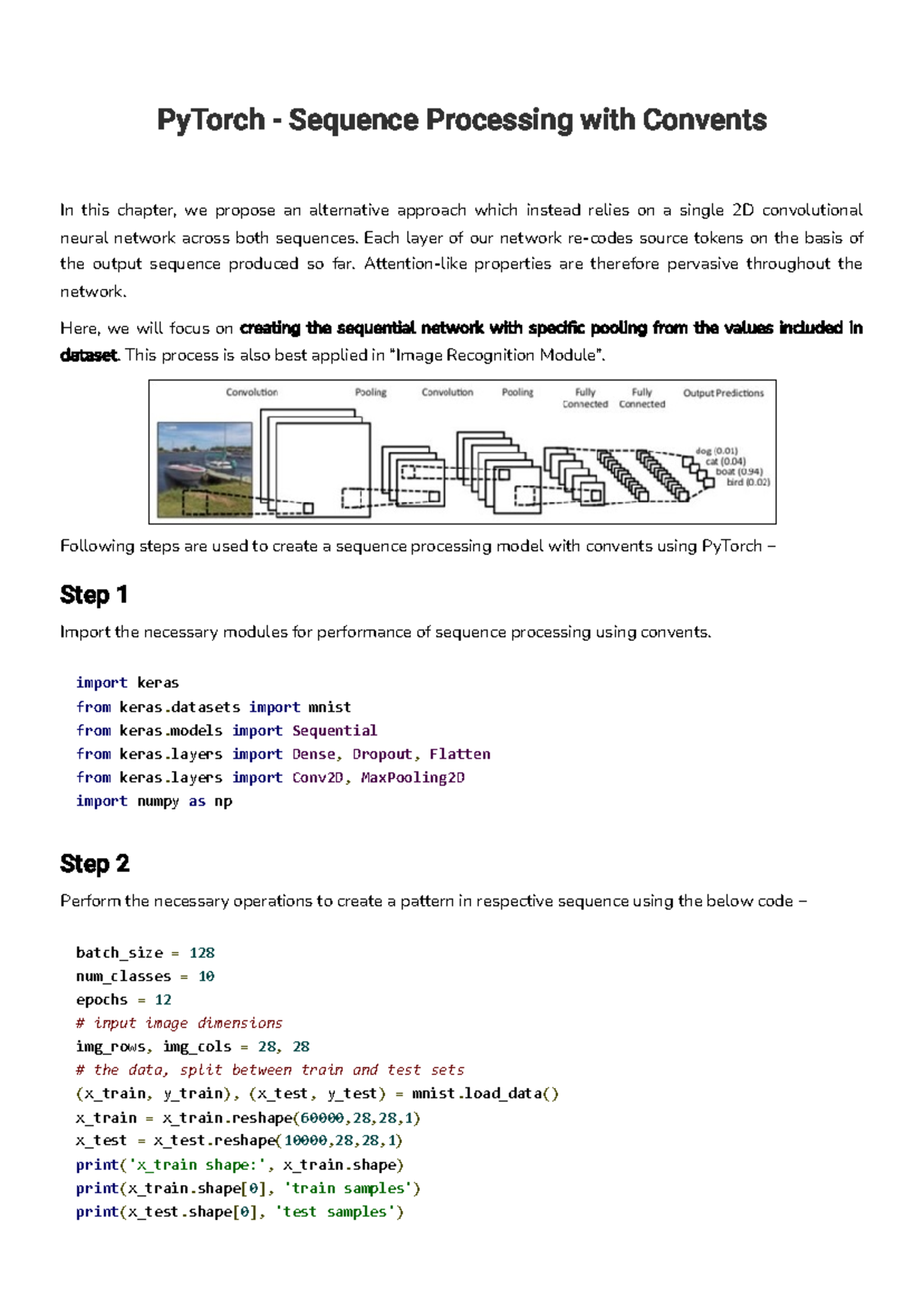 Py Torch - Sequence Processing with Convents - Each layer of our ...