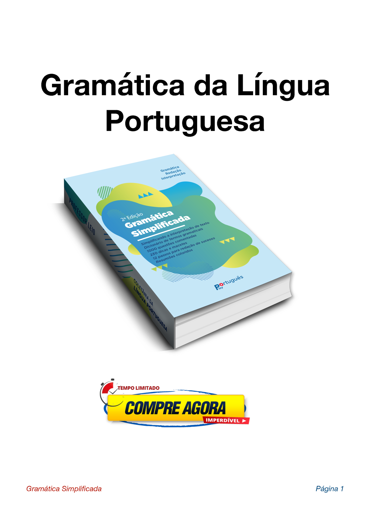 Lingua-portuguesa - Português básico - Conteúdo Coletânea de Exercícios I –  Coletânea de Exercícios - Studocu