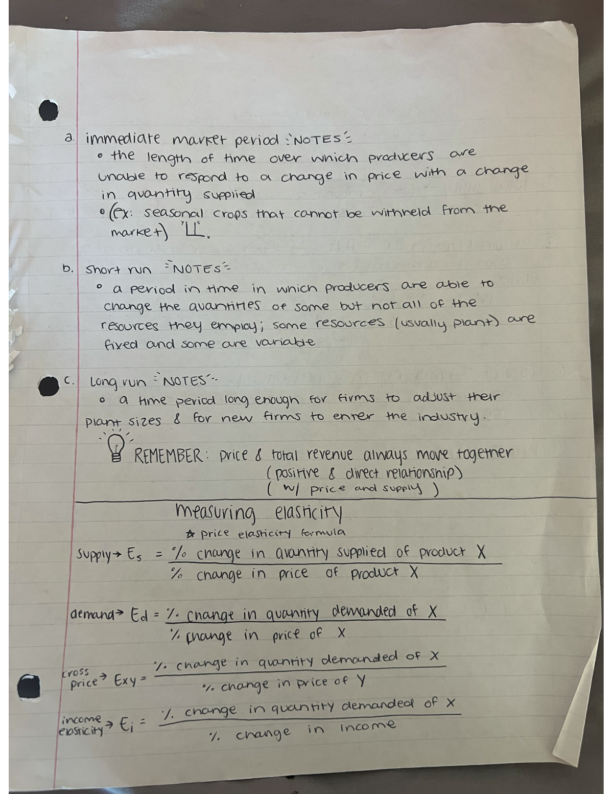 Market econ - notes - ECON 102 - Studocu