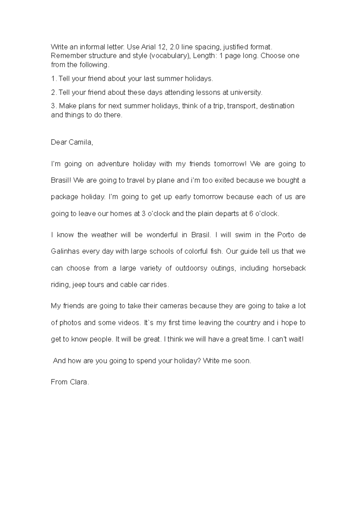 informal-letter-about-a-travel-with-friends-write-an-informal-letter