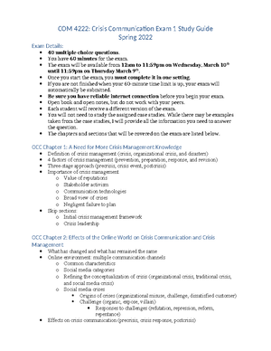 Interpersonal Communication Final Review - Interpersonal Communication ...