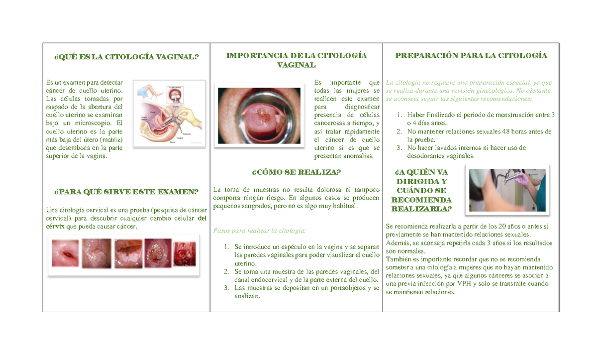 QUÉ ES LA Citología Vaginal øQU ES LA CITOLOGÕA VAGINAL Es un examen para detectar cáncer