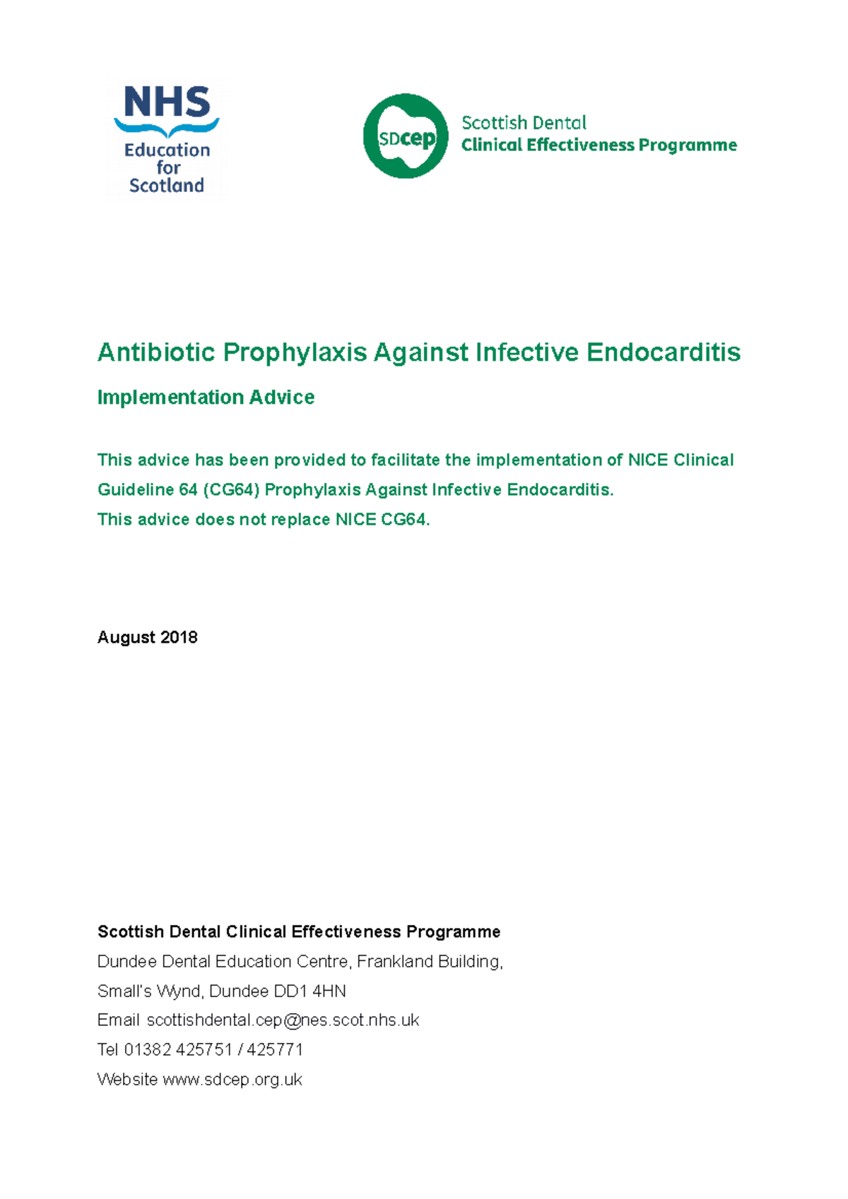 Sdcepantibioticprophylaxisimplementationadvice accessible