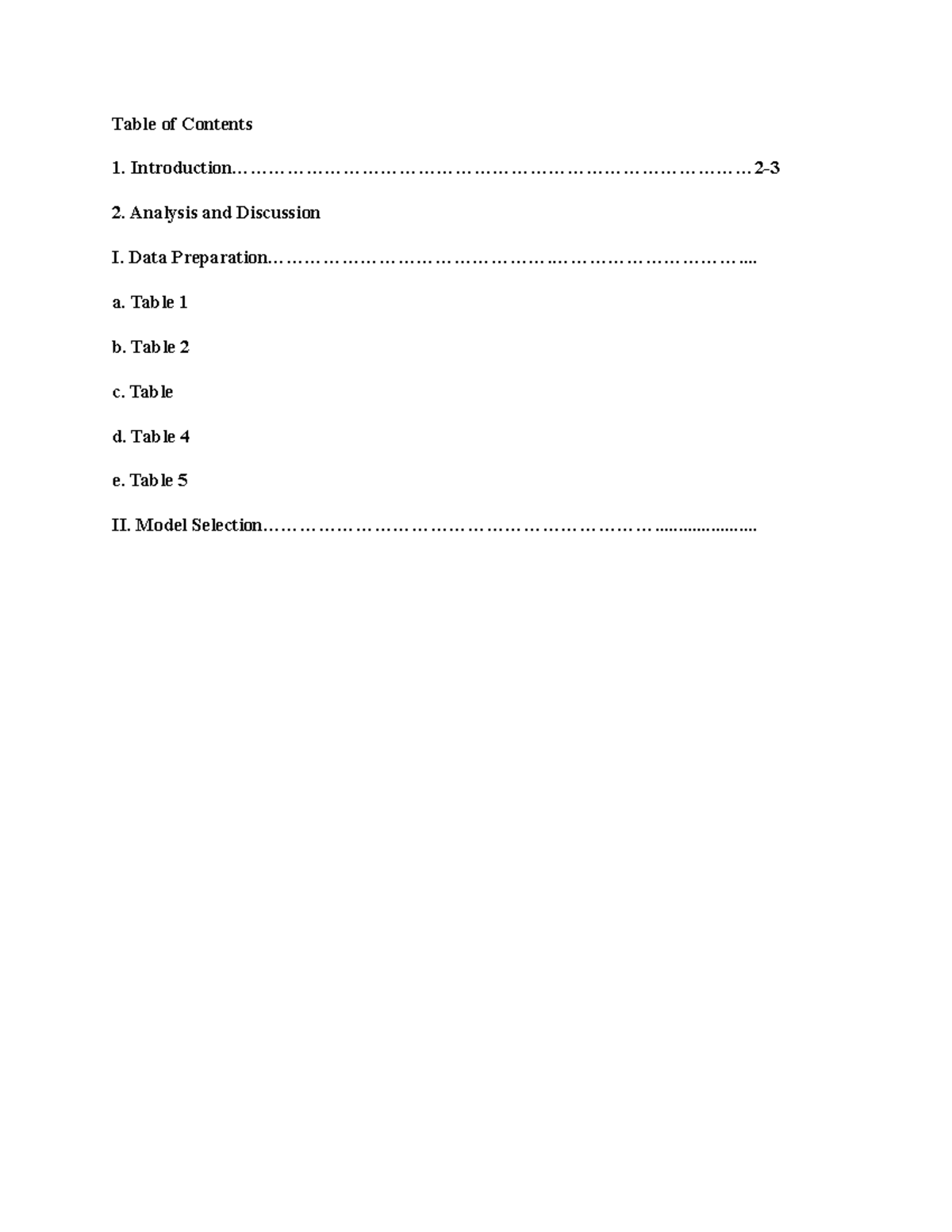 ASM assignment - Table of Contents - Studocu