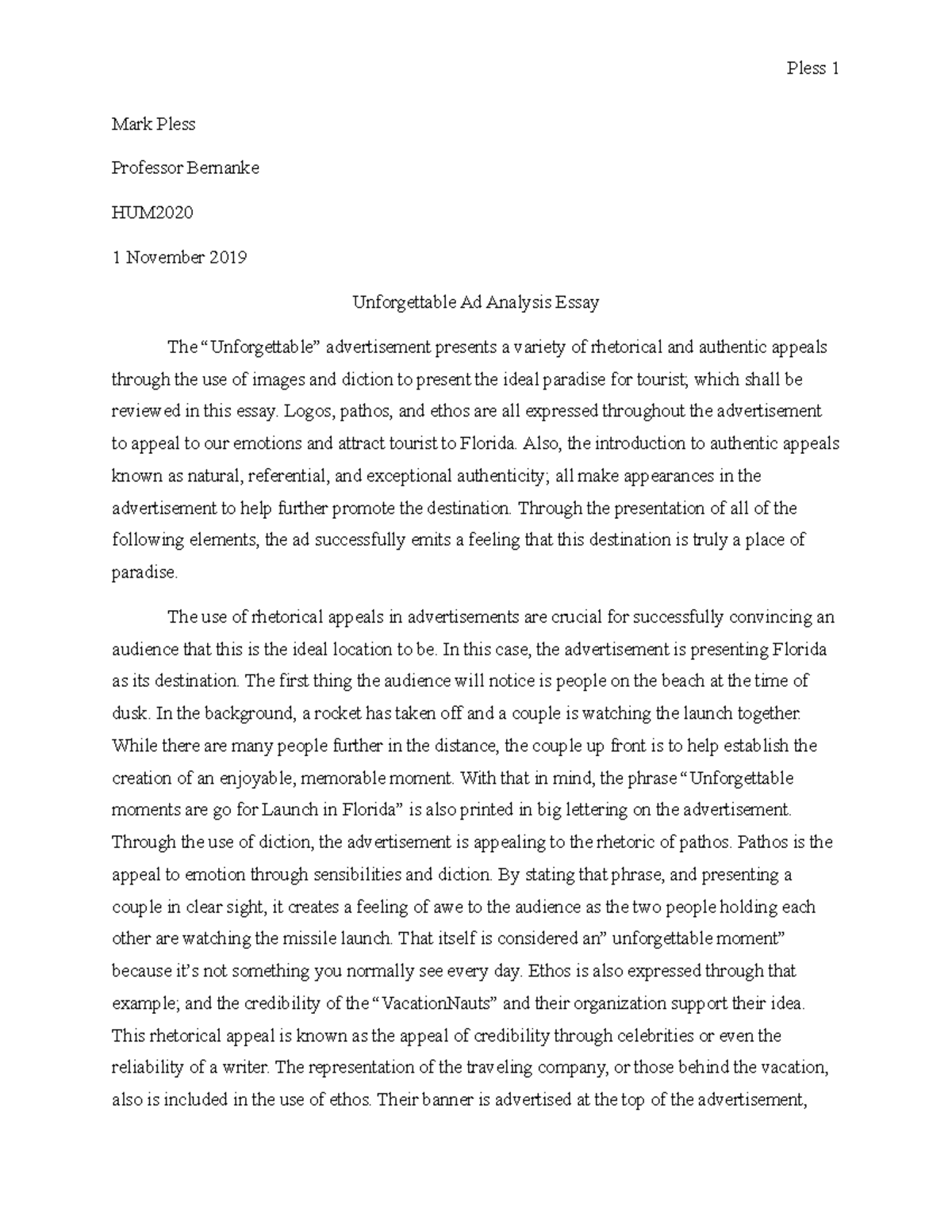 ad verbrugge essay