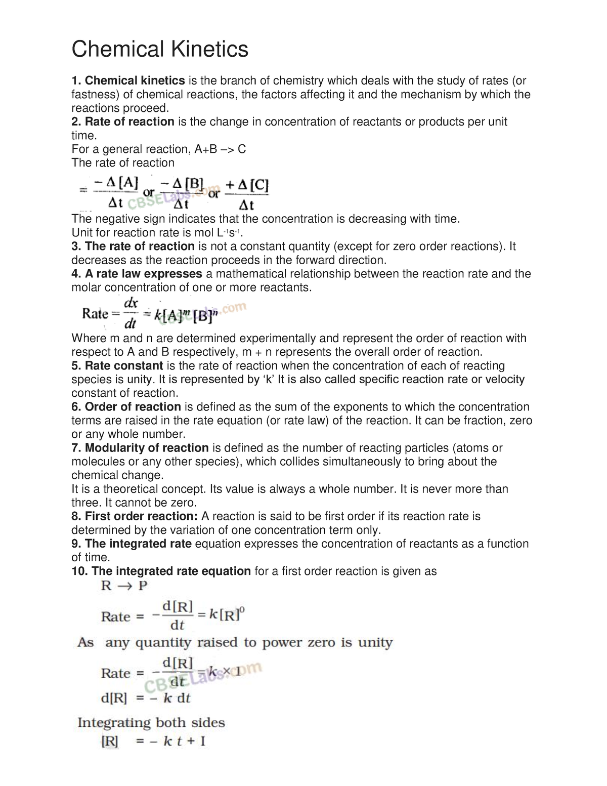 Chemical Kinetics - Chemical Kinetics Chemical Kinetics Is The Branch ...