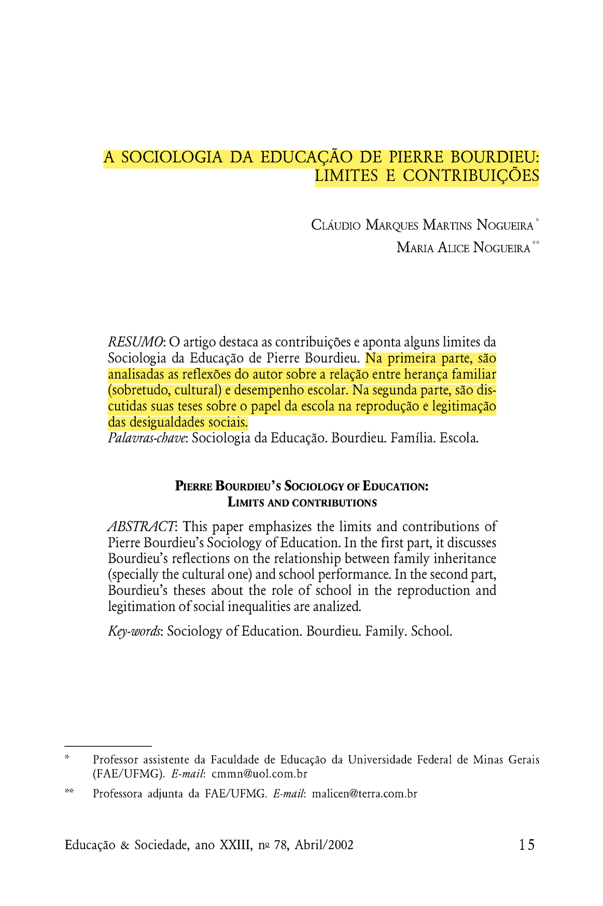 PDF) UNIVERSIDADE FEDERAL DE MINAS GERAIS Faculdade de Educação da