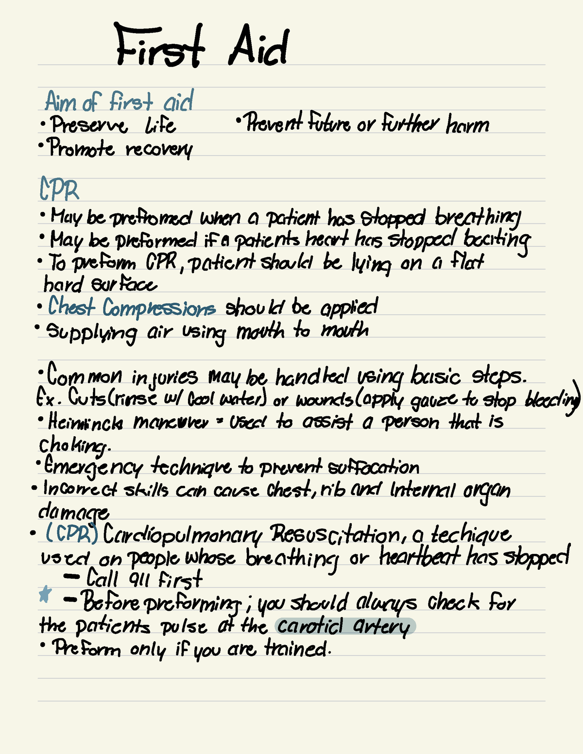 24 - CCMA Notes - BIOL 2221 - Studocu