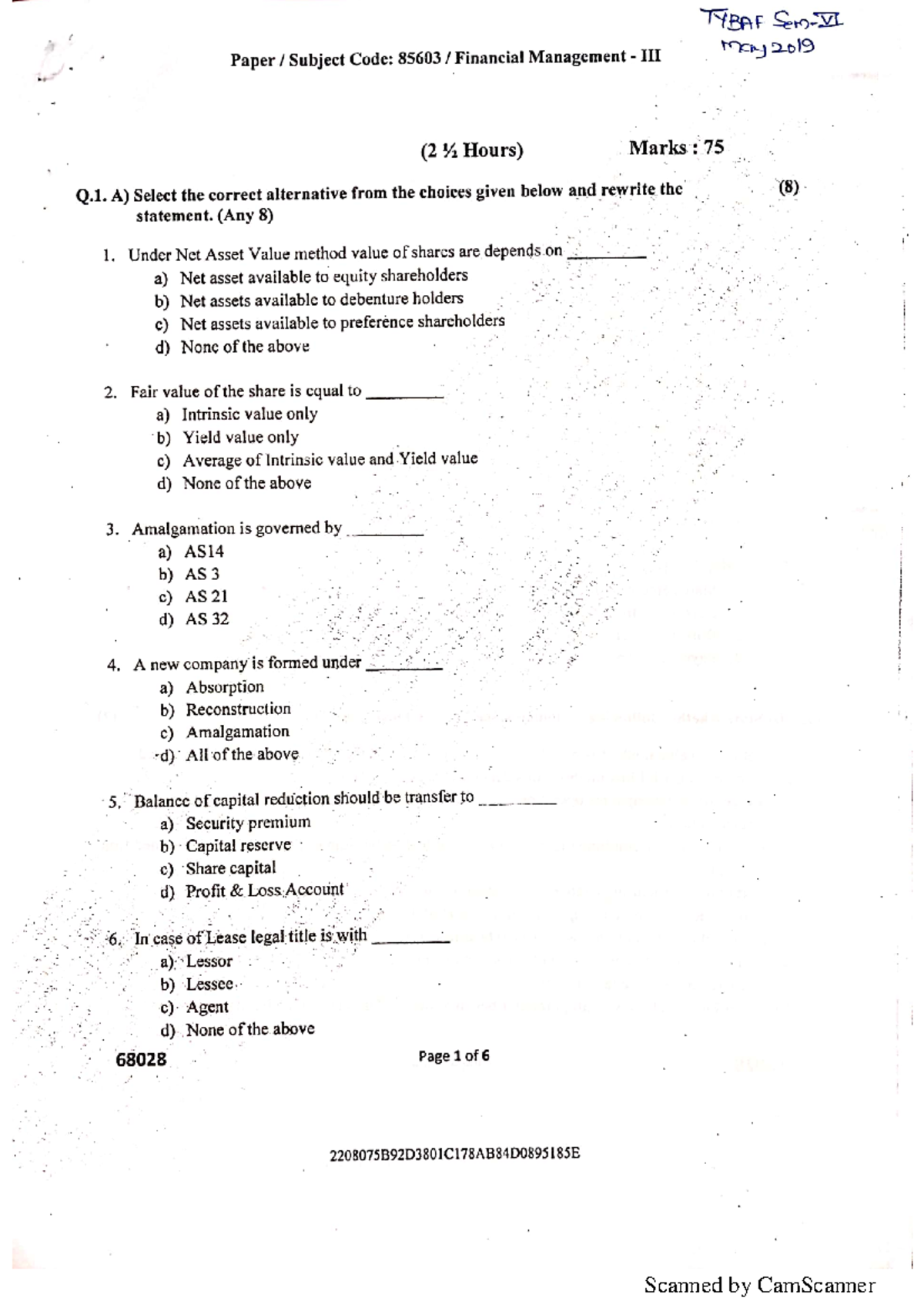 Financial Management Iii Bachelors Of Commerce Accountancy And Finance Studocu Financial Management Iii Bachelors Of Commerce Accountancy And Finance Studocu