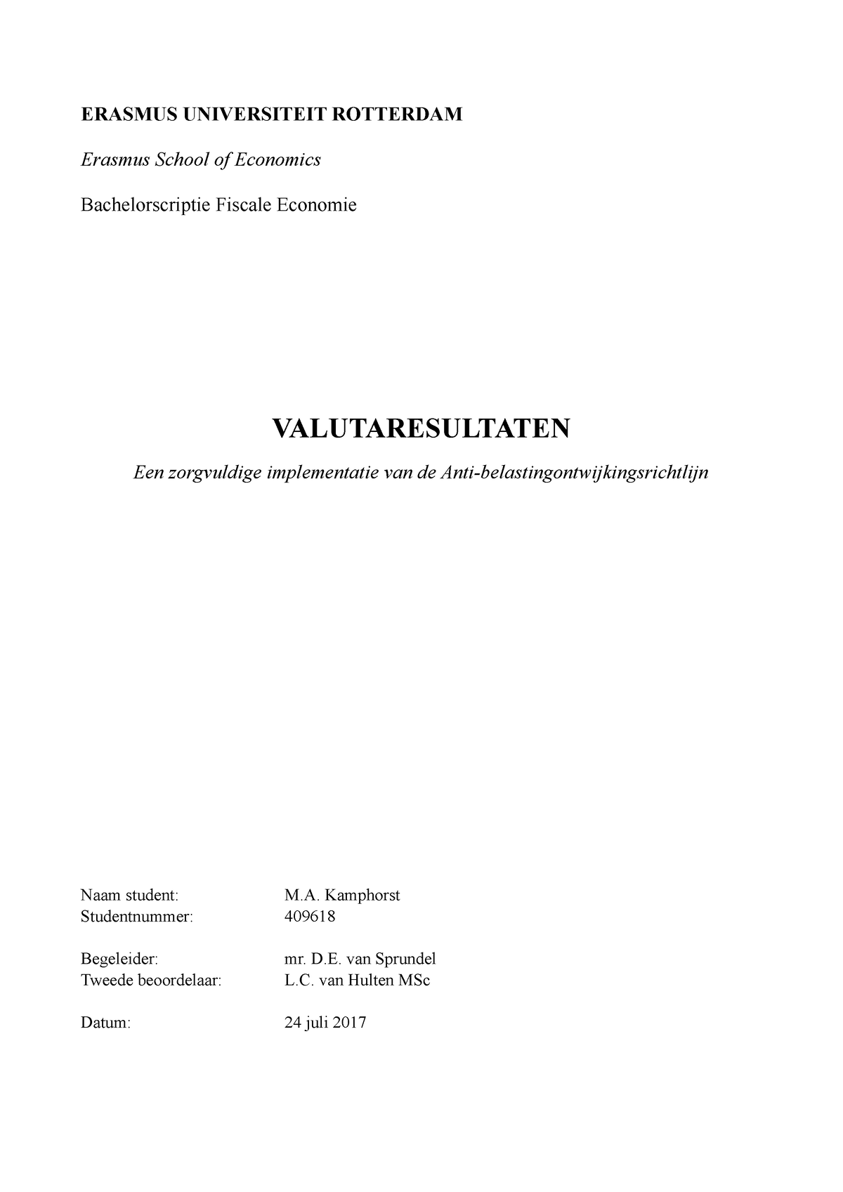 thesis erasmus economics