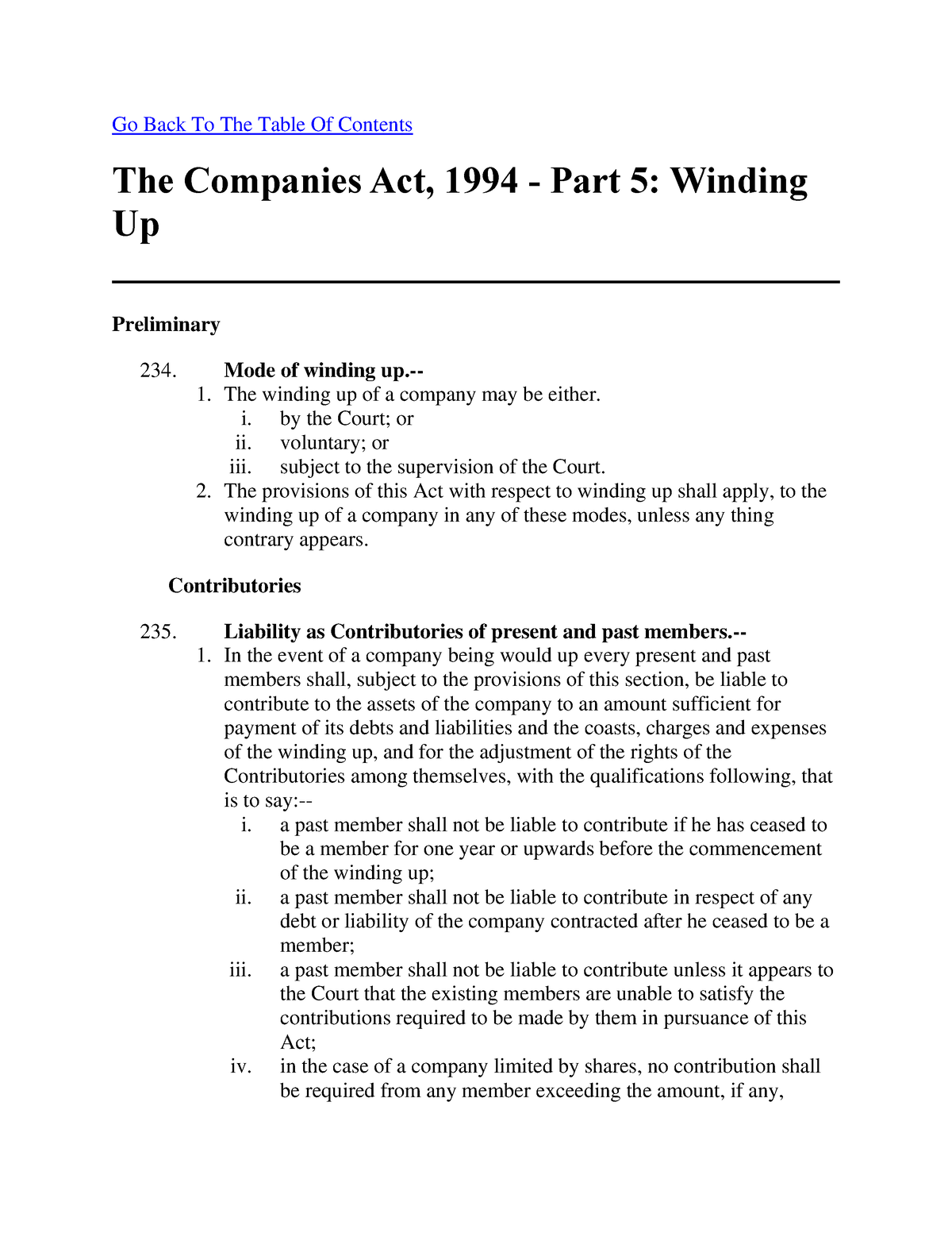 company act 1994 case study