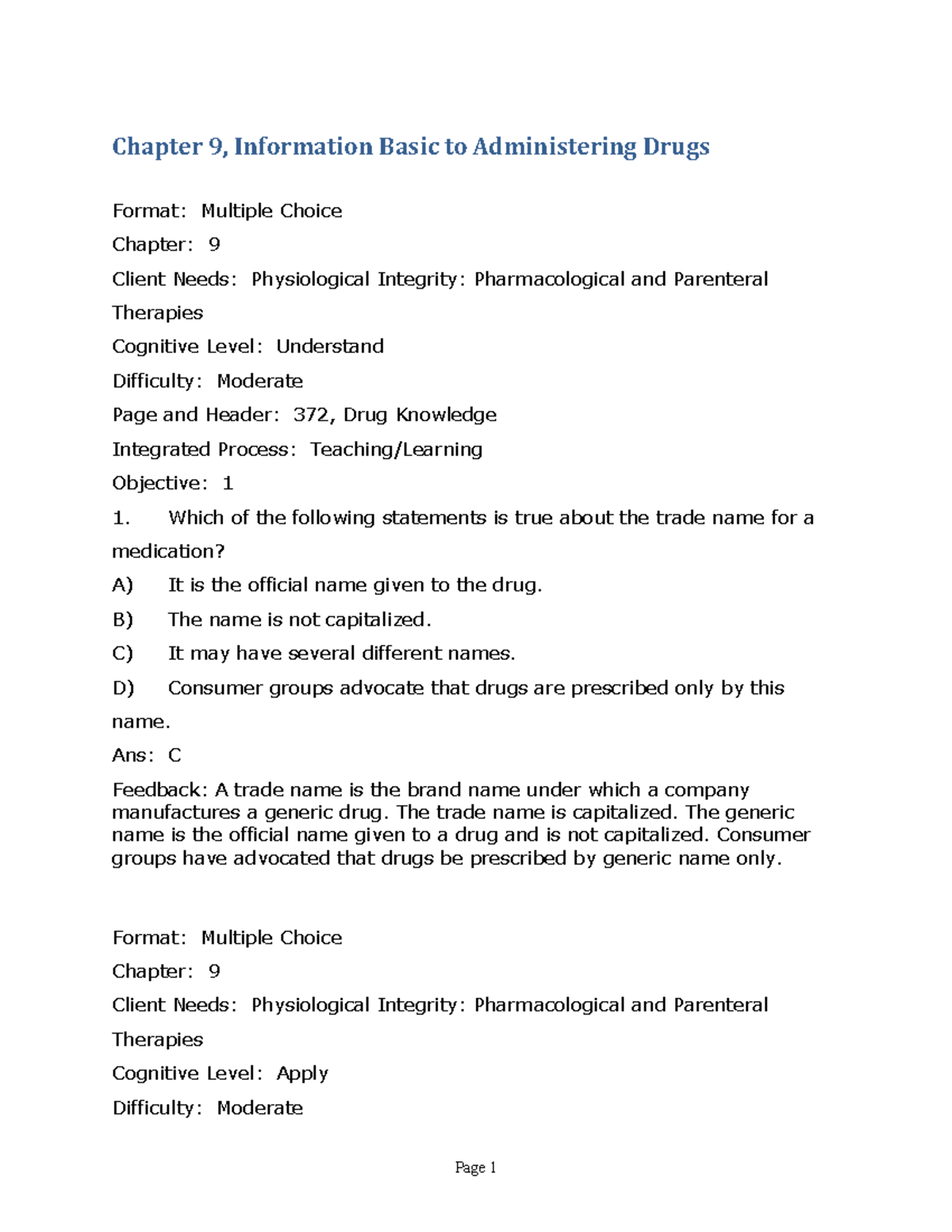 TB Chapter 09 - This Will Assist With Learning - Chapter 9, Information ...