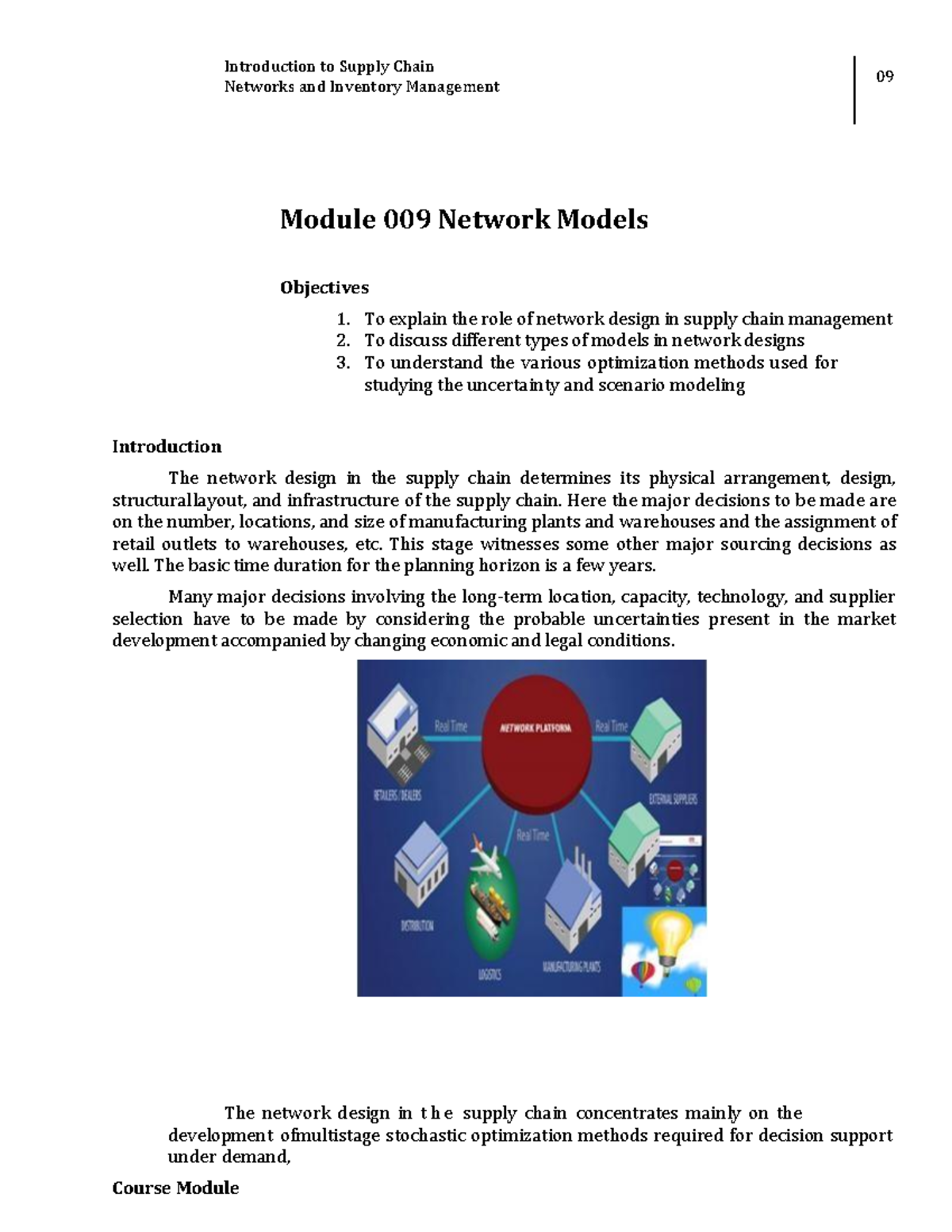 Networks and Inventory Management 2 - Introduction to Supply Chain ...