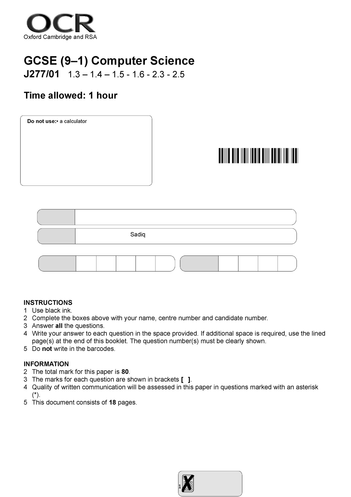 Collaboration - vgnhcg - Oxford Cambridge and RSA GCSE (9–1) Computer ...