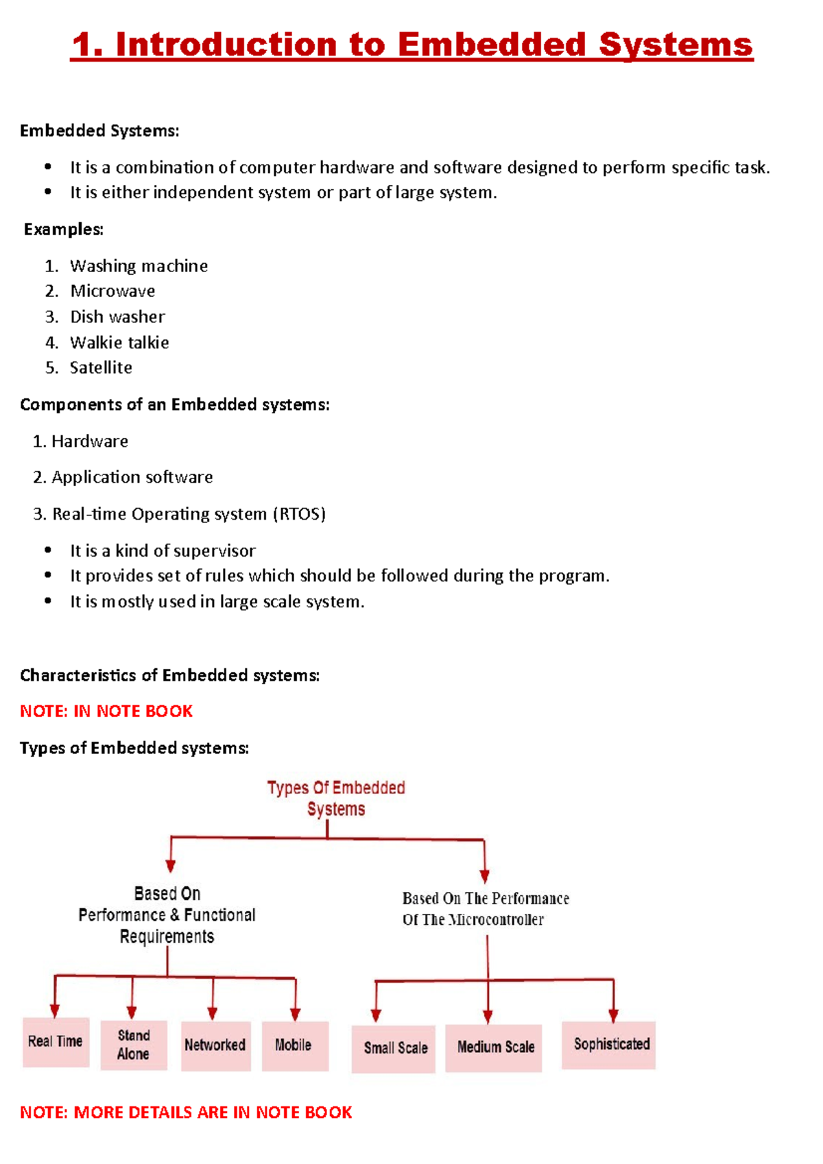 Embedded Systems - 1. Introduction to Embedded Systems Embedded Systems ...