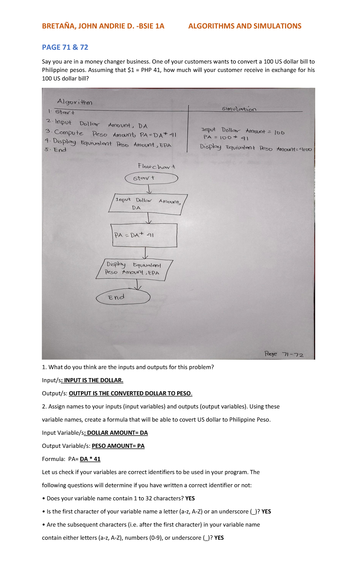 computer-programming-flowcharts-and-algorithms-page-71-72-say-you