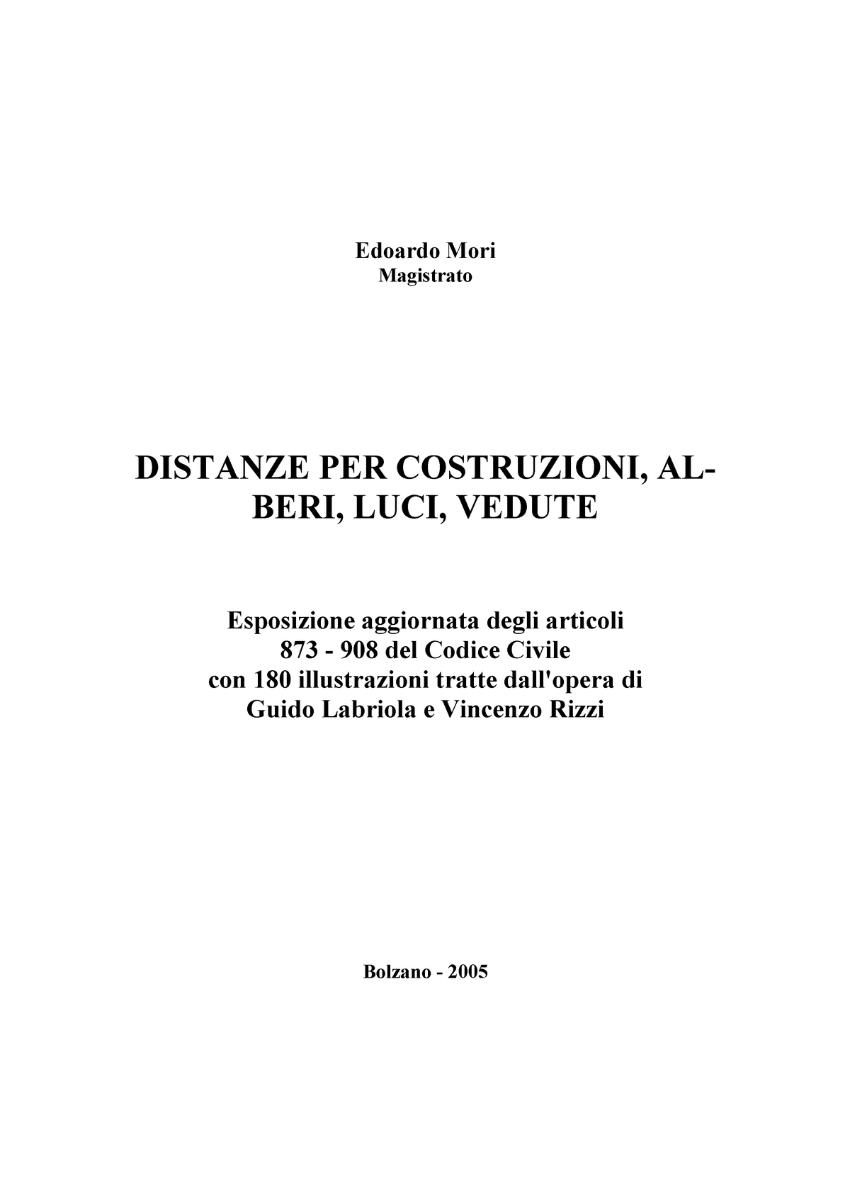 Luci E Vedute Codice Civile.Distanze Costruzioni Alberi Luci E Vedute 1004773 Studocu