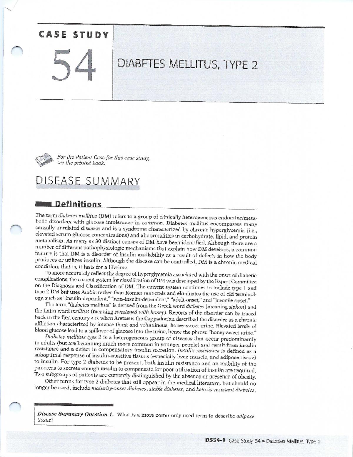 dissertation diabetes mellitus type 2