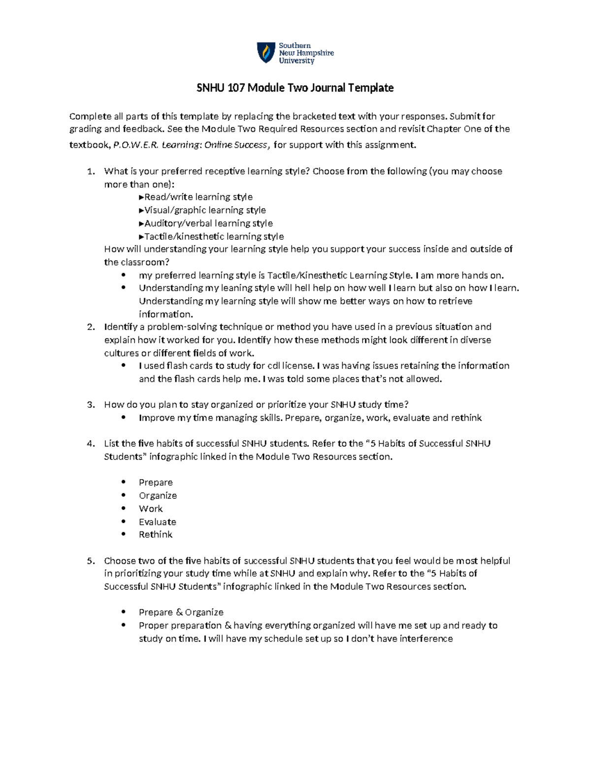 SNHU 107 Module Two Journal Template copy - SNHU 107 Module Two Journal ...