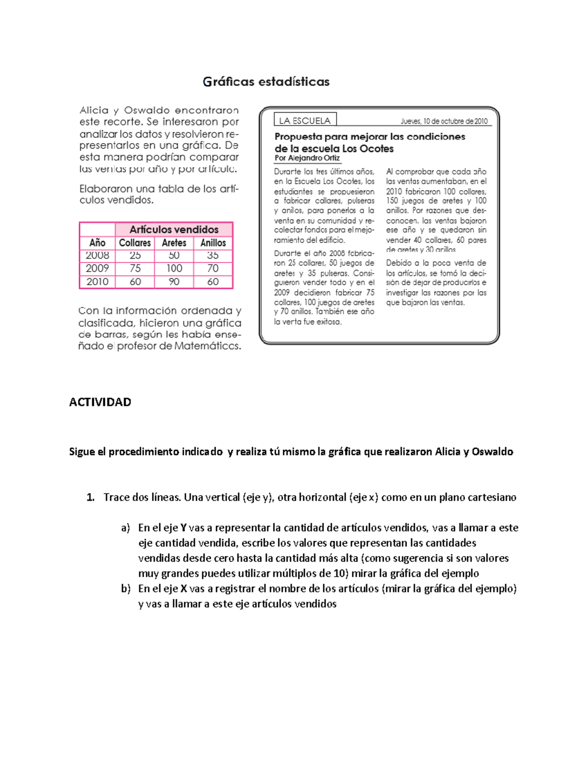 Actividad realizar grafico de barras multiples - ACTIVIDAD Sigue el ...