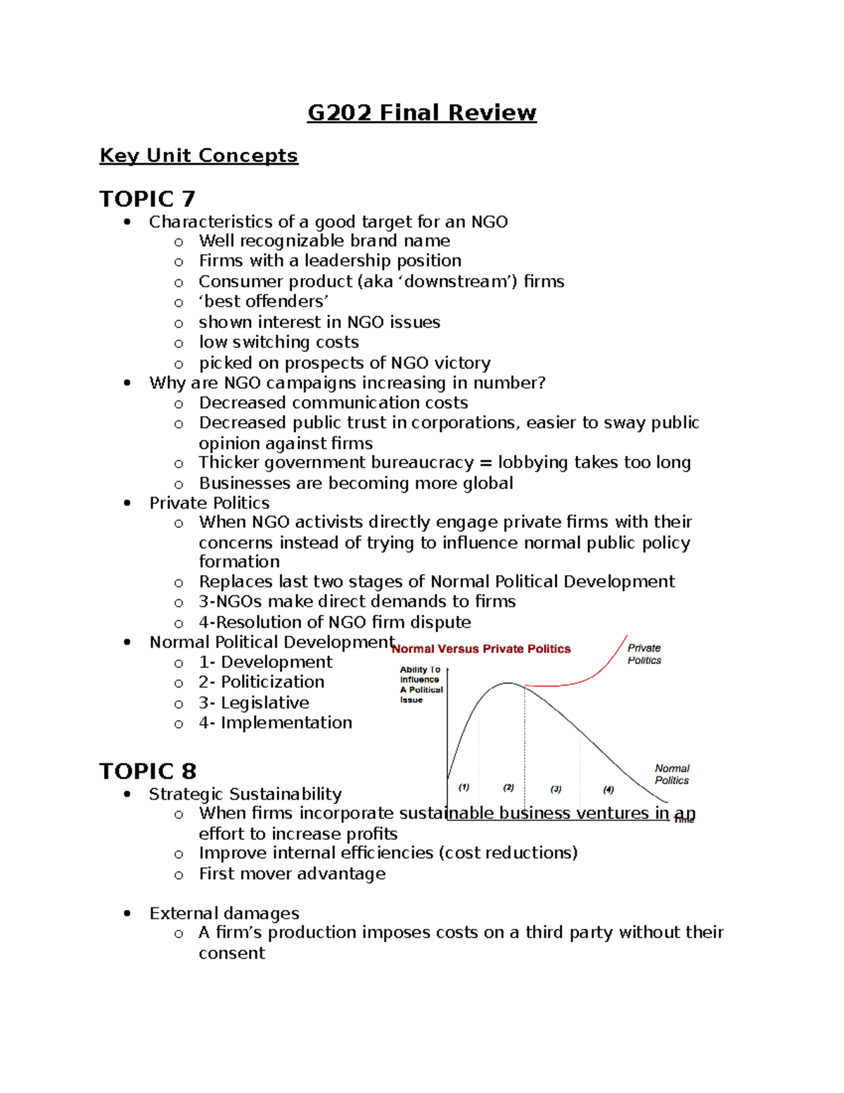 G202 Final Review - topics 7 8 9 and cases 7 8 9 - G202 Final Review ...