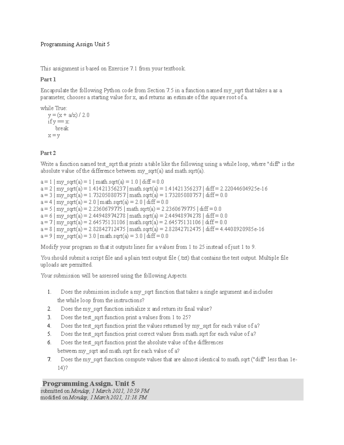 Comp150-07: Intelligent Robotics, Homework 5