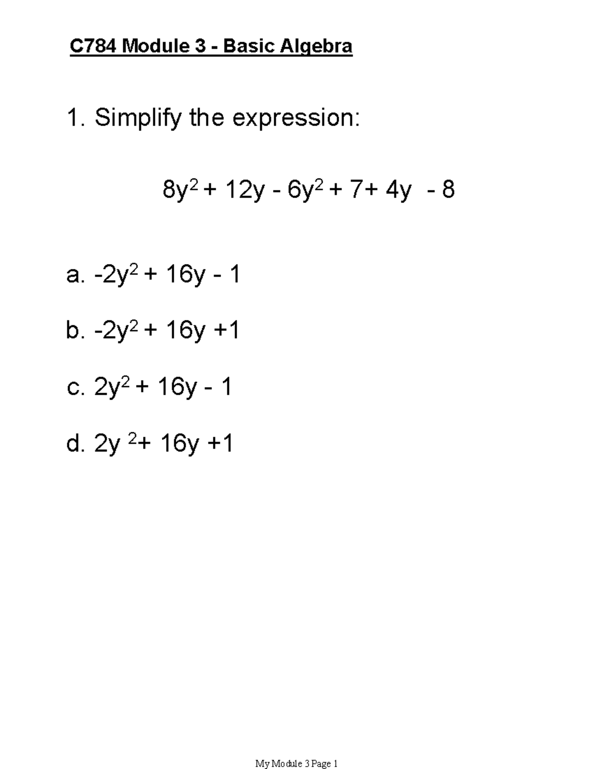 1-module-3-questions-1-simplify-the-expression-8y-2-12y-6y-2