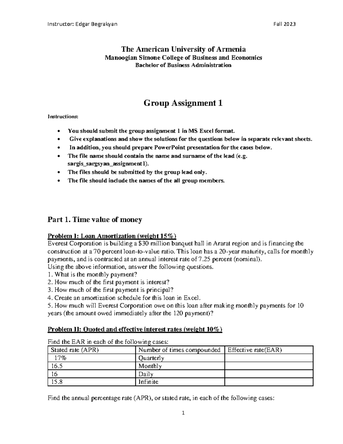 assignment july 2023