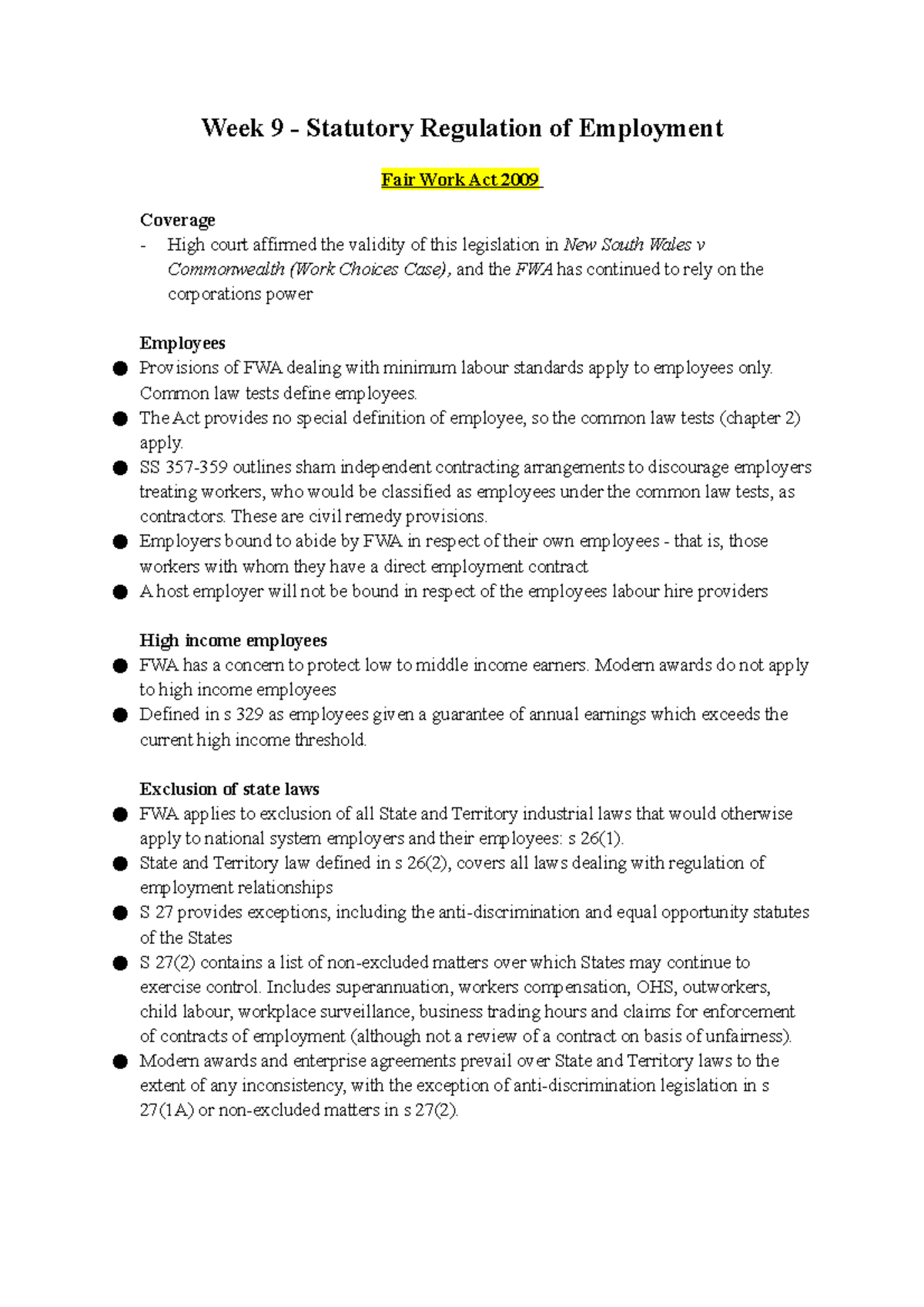 statutory-regulation-of-employment-notes-week-9-week-9-statutory
