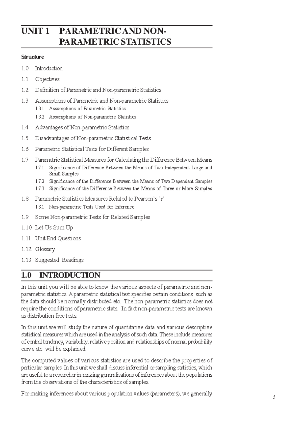 parametric-and-non-parametric-testing-in-psychology-unit-1-parametric