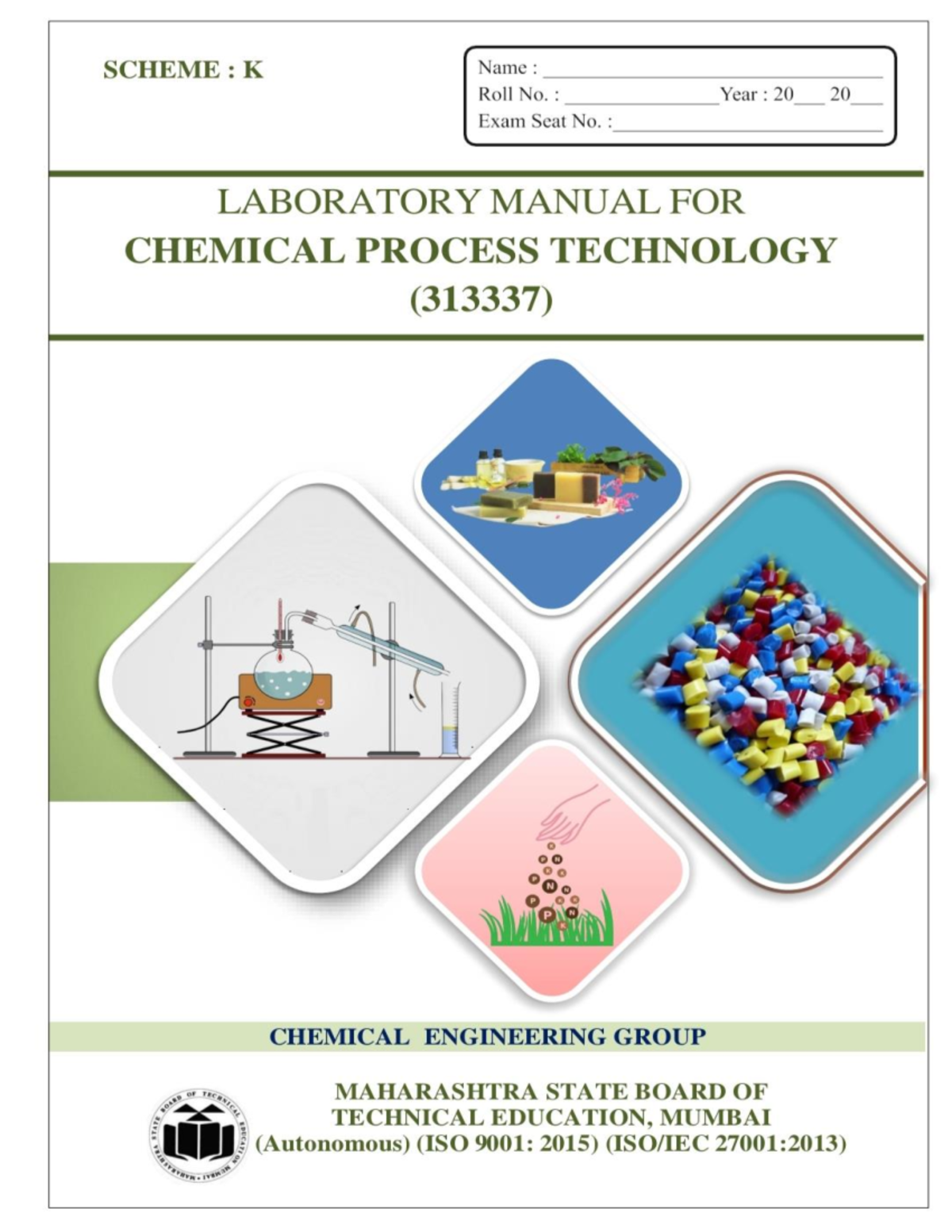 313337 - Chemical Process Technology - VISION To ensure that the ...