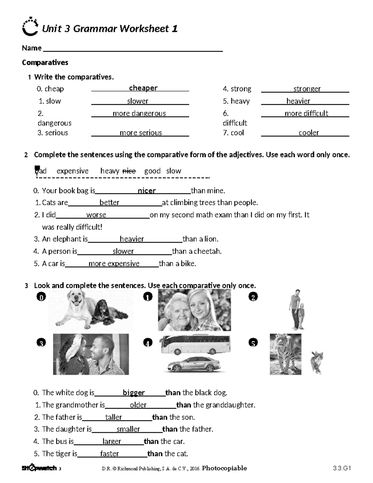 Clothes Grammar - Ejercicios de inglés - 0 1 2 3 4 5 Unit 3 Grammar ...