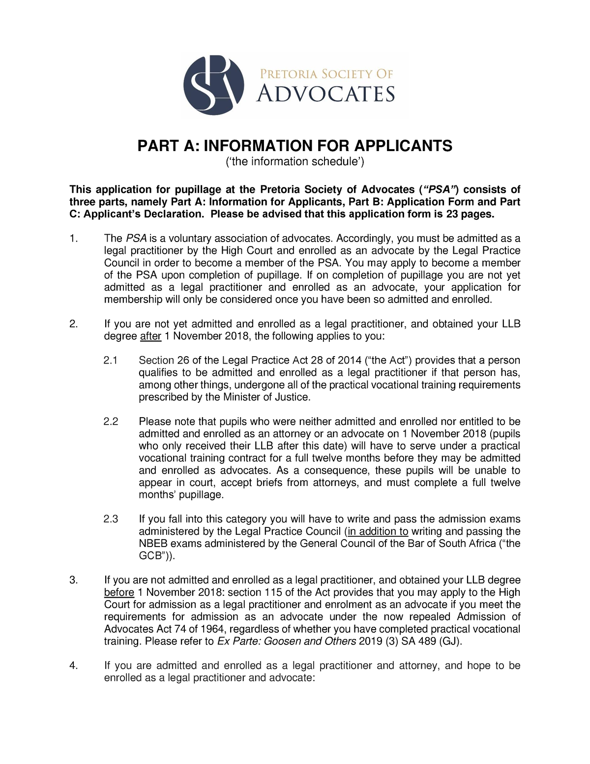 2024 Application Form For Pupillage PART A INFORMATION FOR   Thumb 1200 1553 