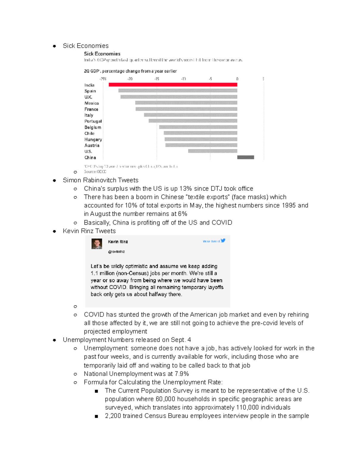 GEB 3373 Exam 1 Current Events - Sick Economies Simon Rabinovitch ...
