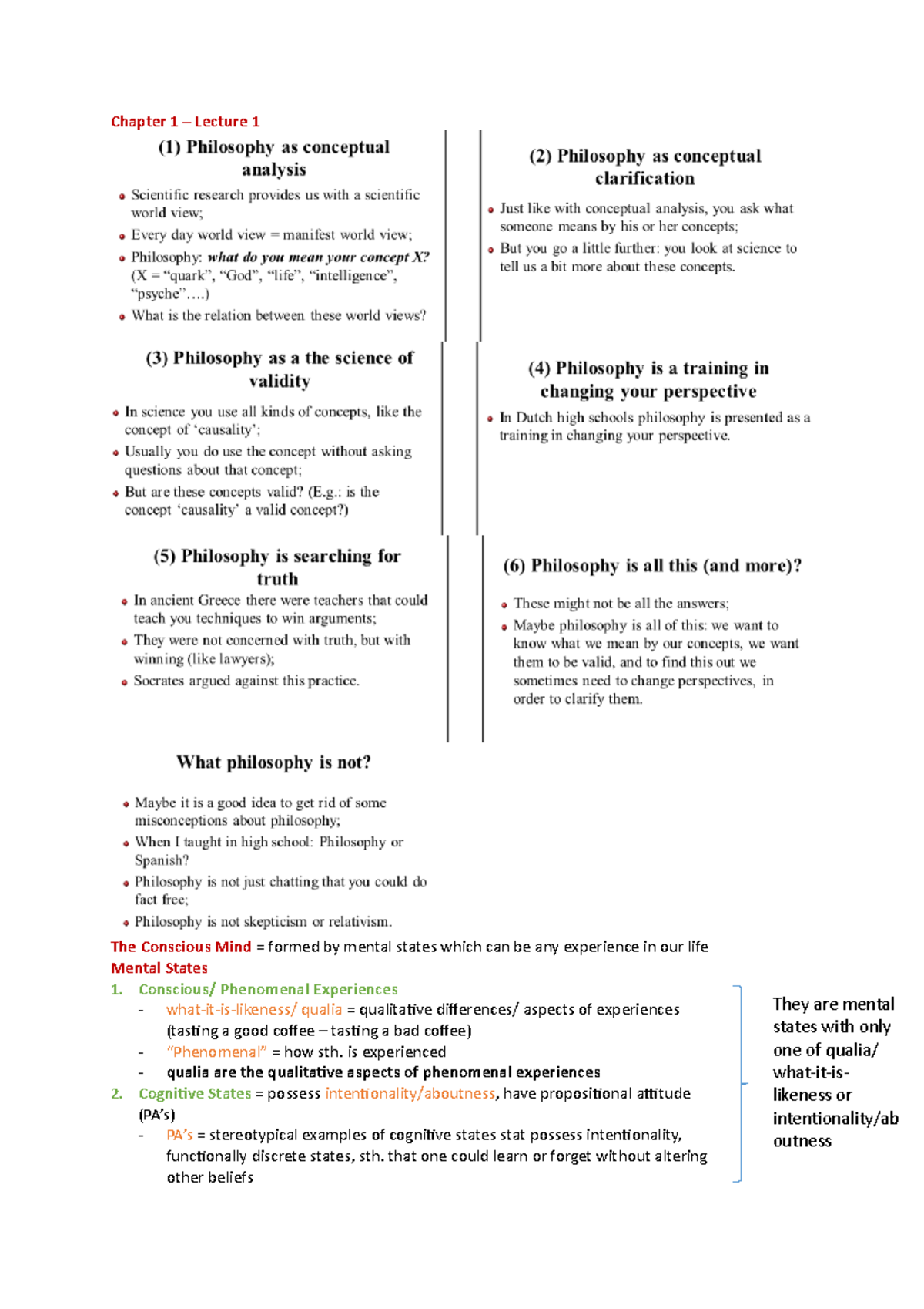 Summary all Literature for Midterm - Chapter 1 – Lecture 1 The ...