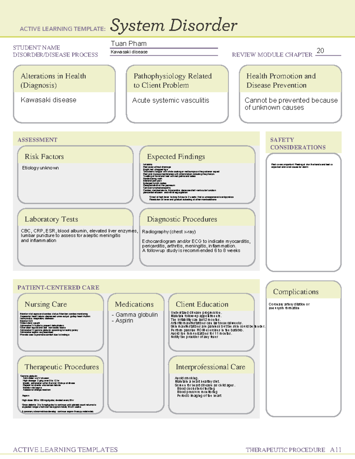 System Disorder Form ATI Mental Health Practice Remediation 2019 