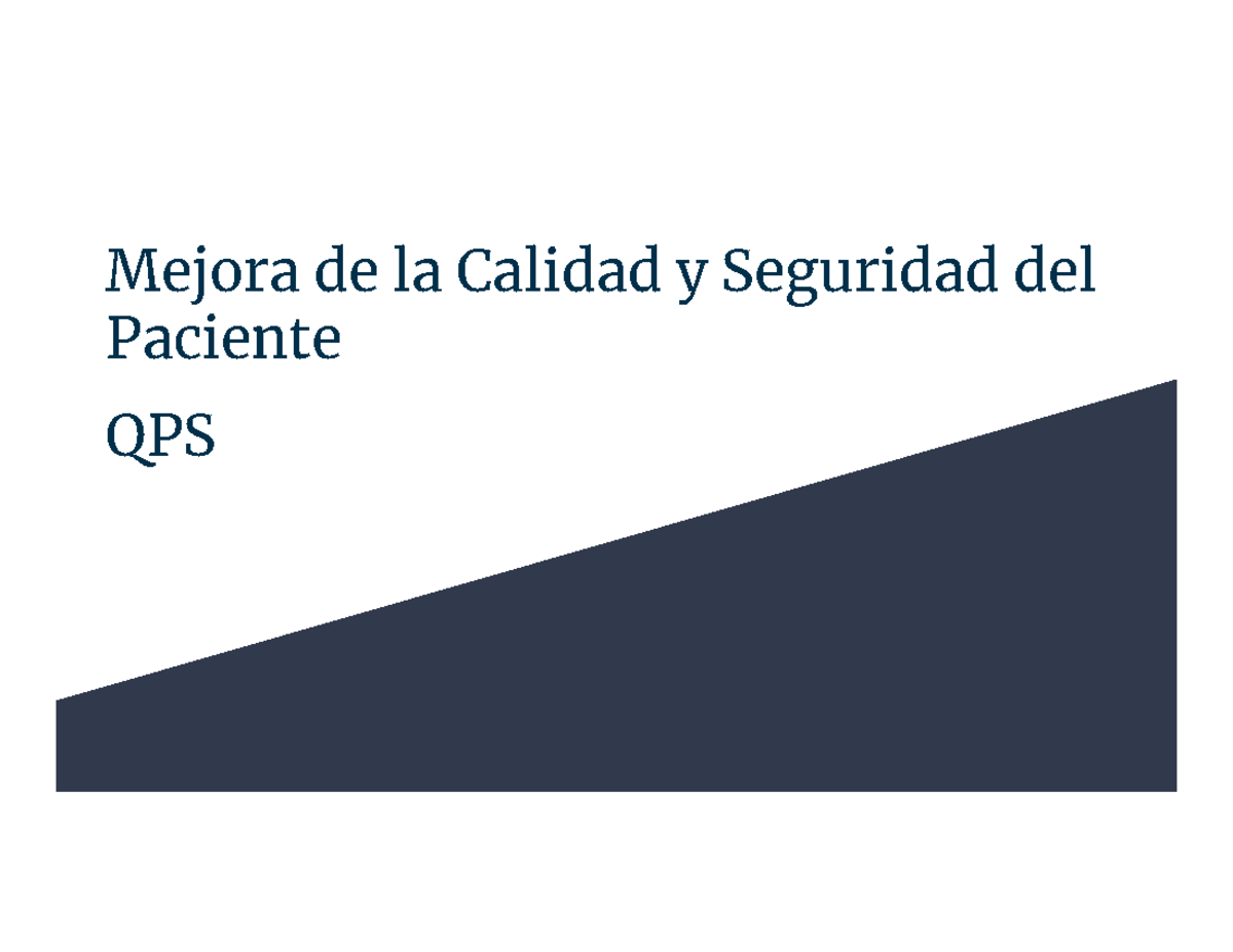 Gestión de Riesgos - ppt - Mejora de la Calidad y Seguridad del ...