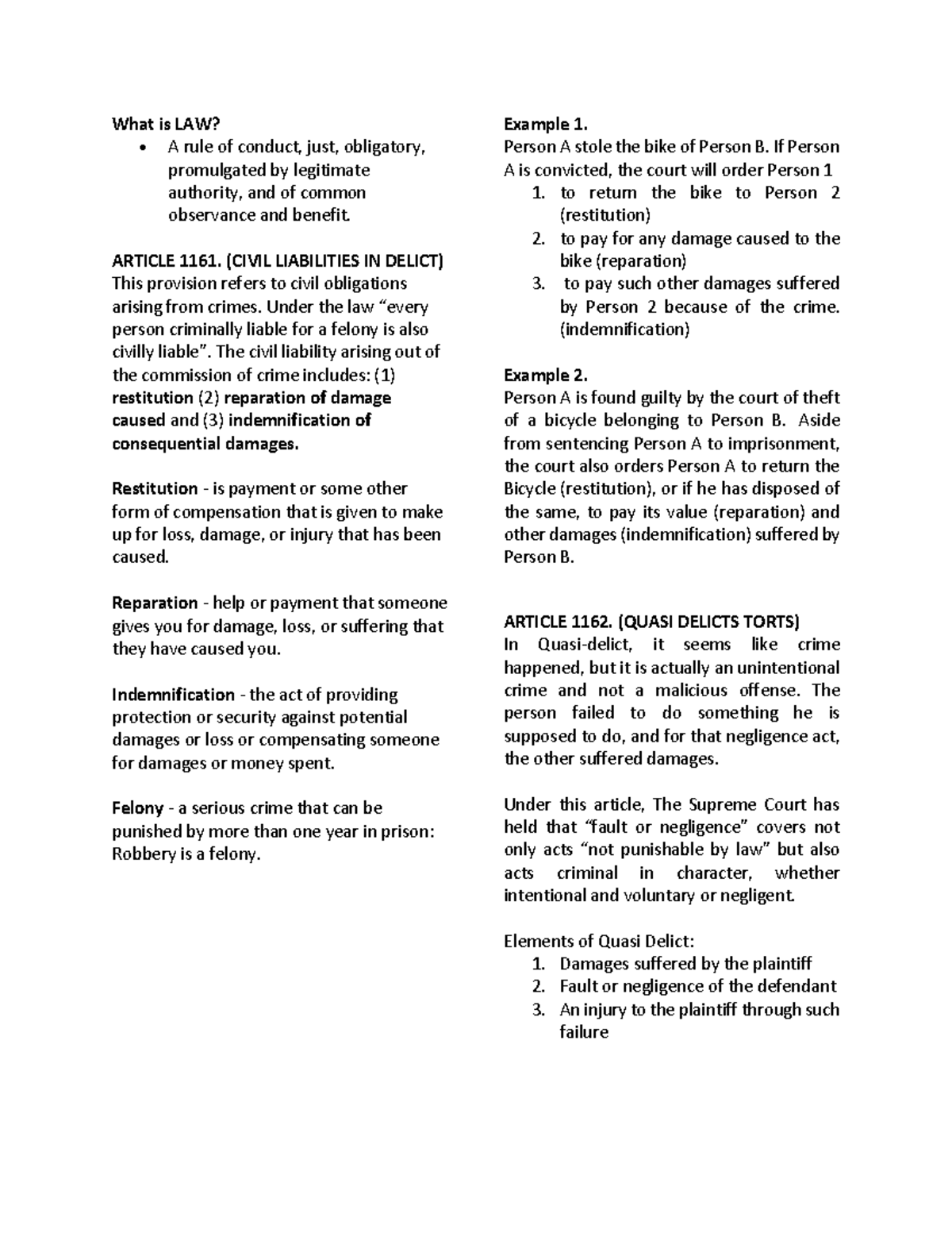 LAW oblicon What is LAW? A rule of conduct, just, obligatory