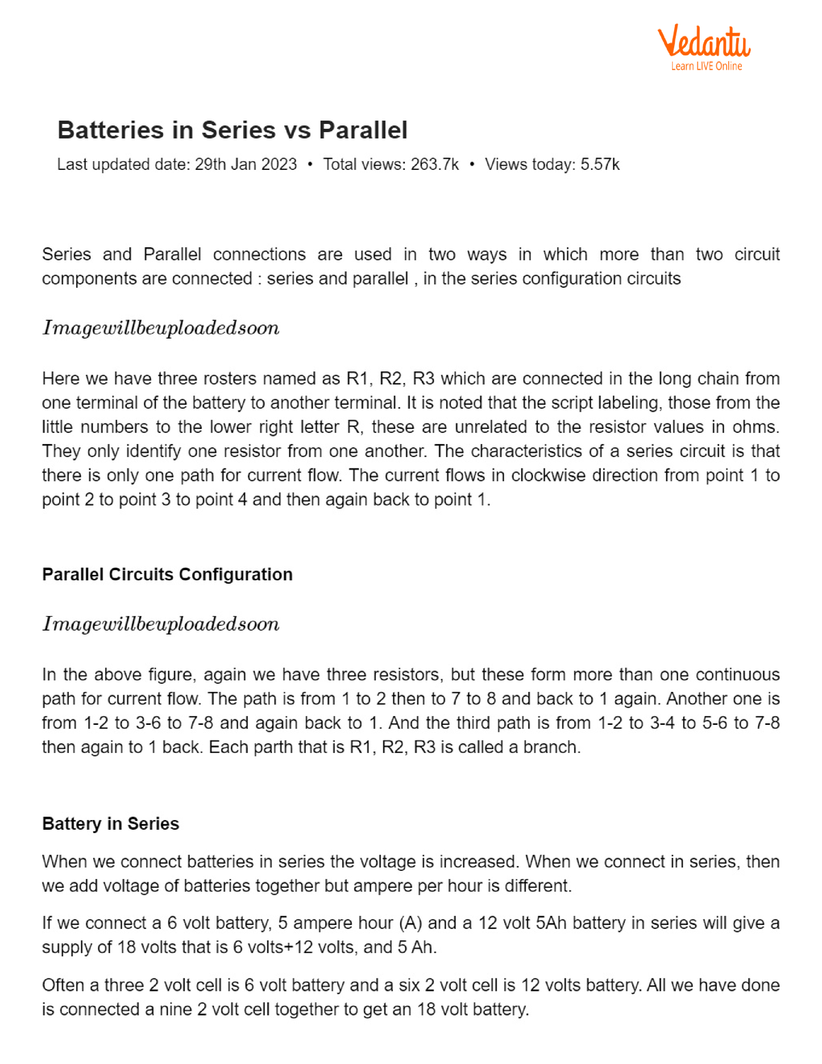 Batteries In Series Vs Parallel - B.tech CSE - Studocu