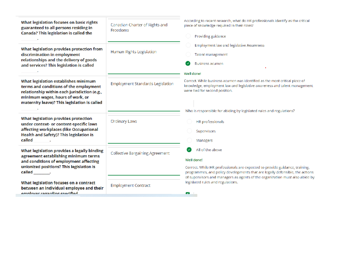 Hrchapter 2 QUIZ PEARSON HR 120 Studocu