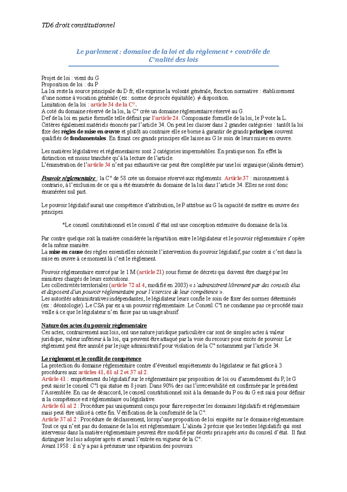 Le Contrôle De Constitutionnalité Des Lois Dissertation