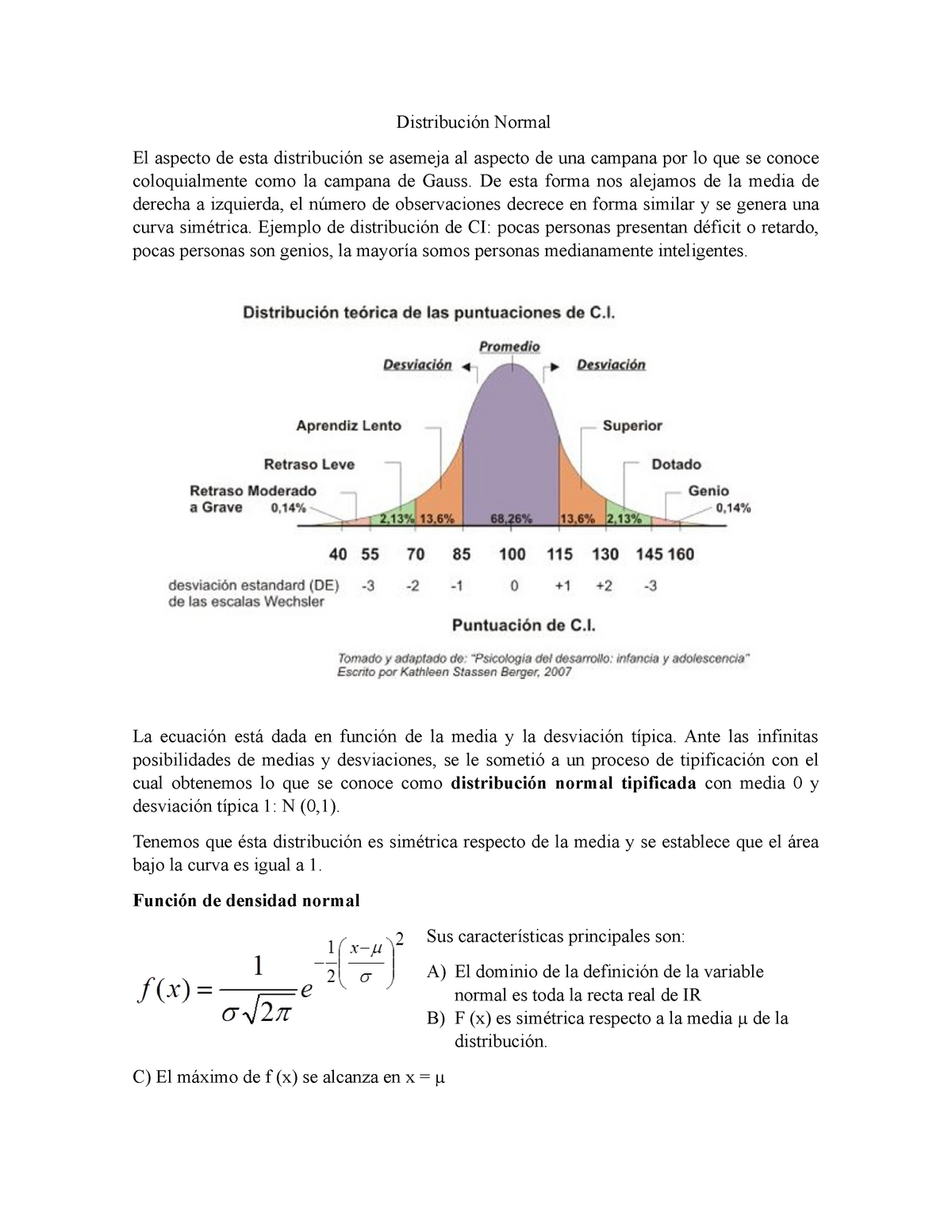 Distribucio Normal - Ejercicios Resueltos - Distribución Normal El ...