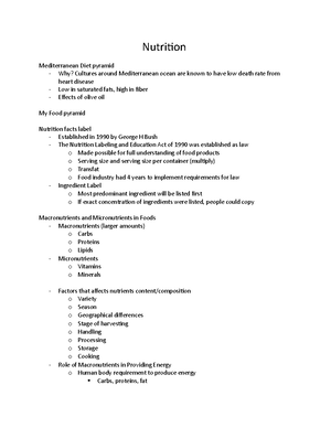 Intro to Food Science Notes - Food Science is: The scientific study of ...