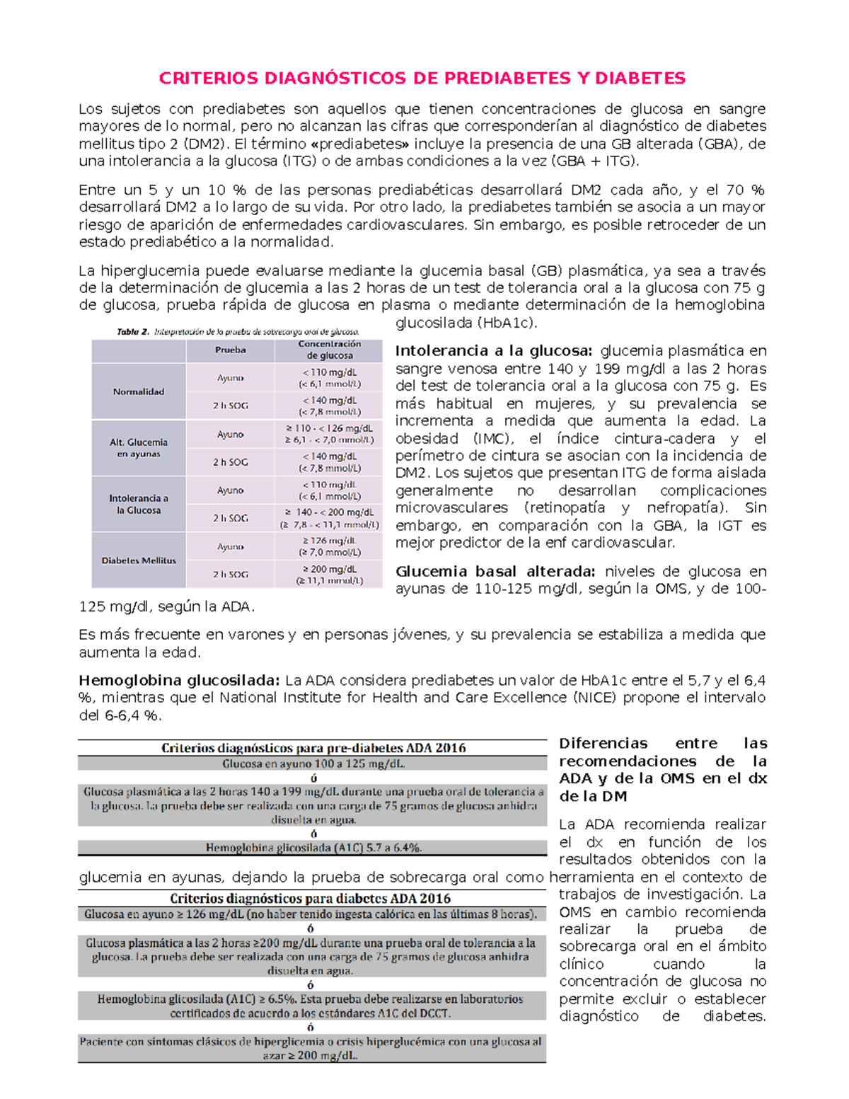 criterios diagnósticos de diabetes mellitus segun ada 2020 criterios diagnósticos de diabetes mellitus segun ada 2020