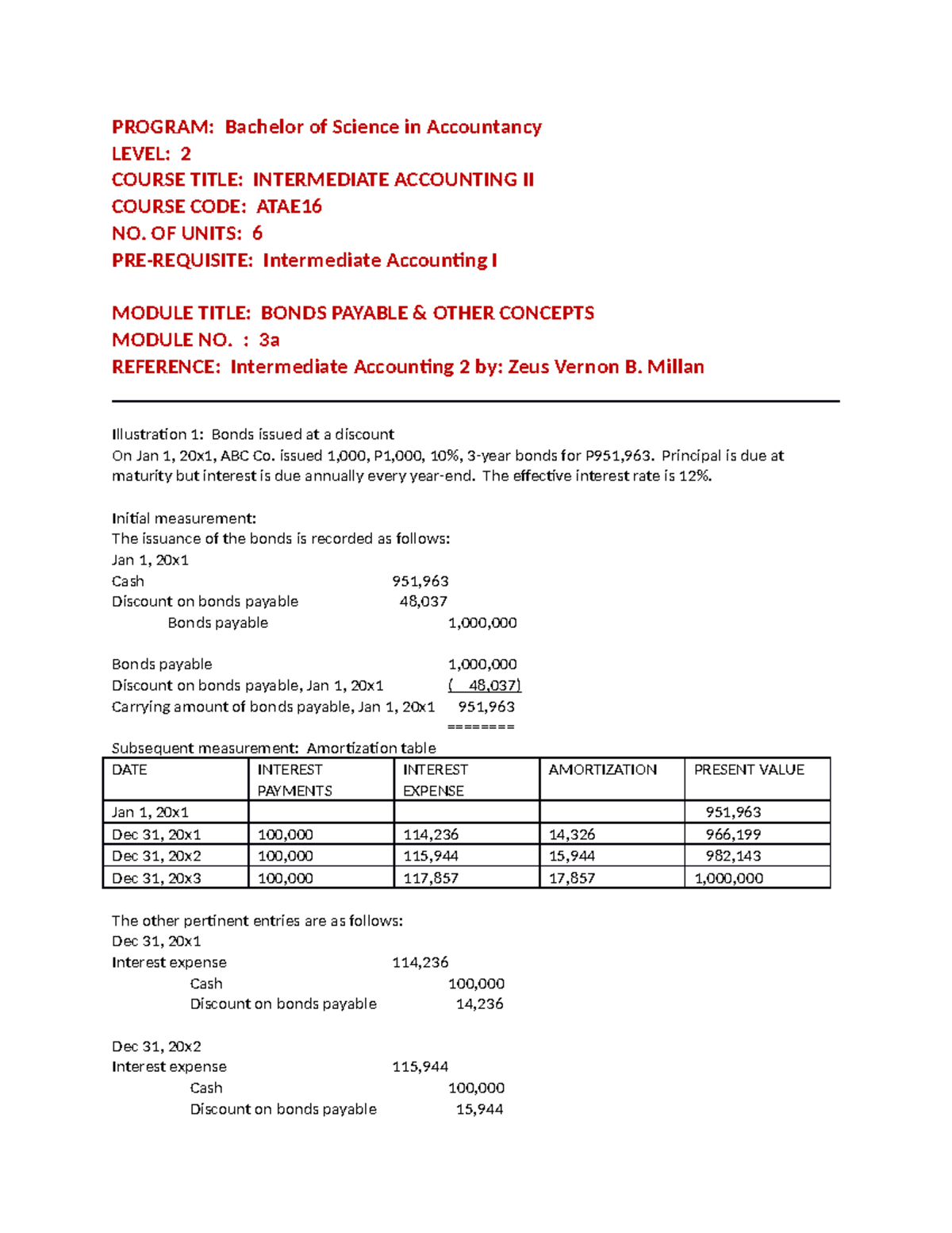 3 - practice test - PROGRAM: Bachelor of Science in Accountancy LEVEL ...